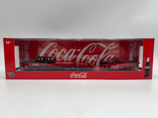 M2 Machines Auto Haulers S05 CHASE Coca Cola 1973 GMC Ramp Truck & 1995 GMC Sonoma 15
