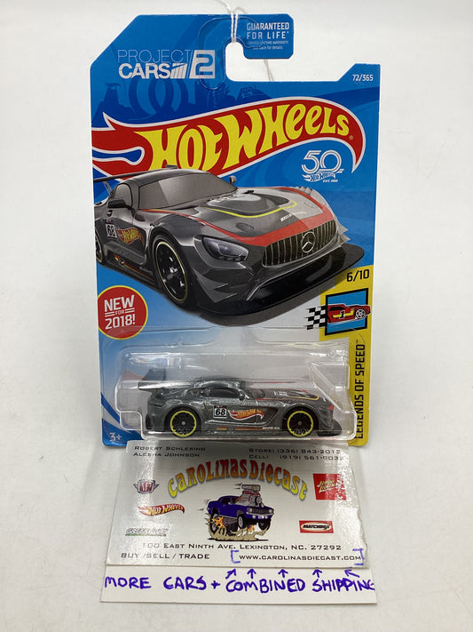 2018 Hot Wheels #072 16 Mercedes AMG GT3 91D