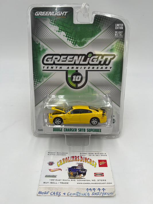 Greenlight Tenth Anniversary Dodge Charger SRT8 Superbee Yellow