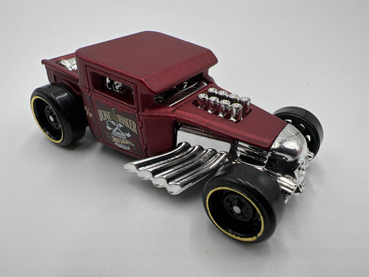 Hot Wheels 1/64 Bone Shaker Dark Satin Red Loose