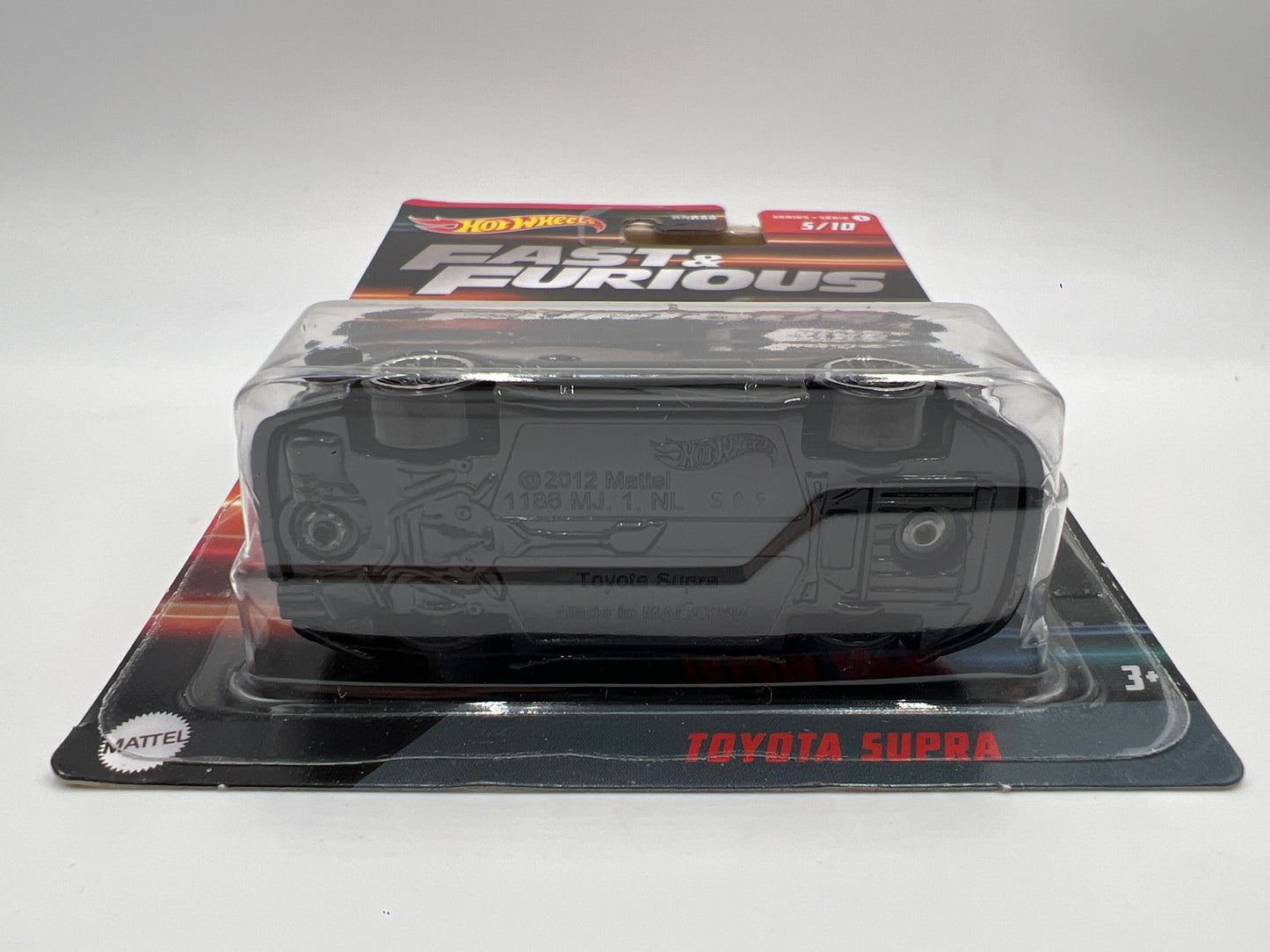 Hot Wheels Fast & Furious Series 1 #5 Toyota Supra Black W/Protector