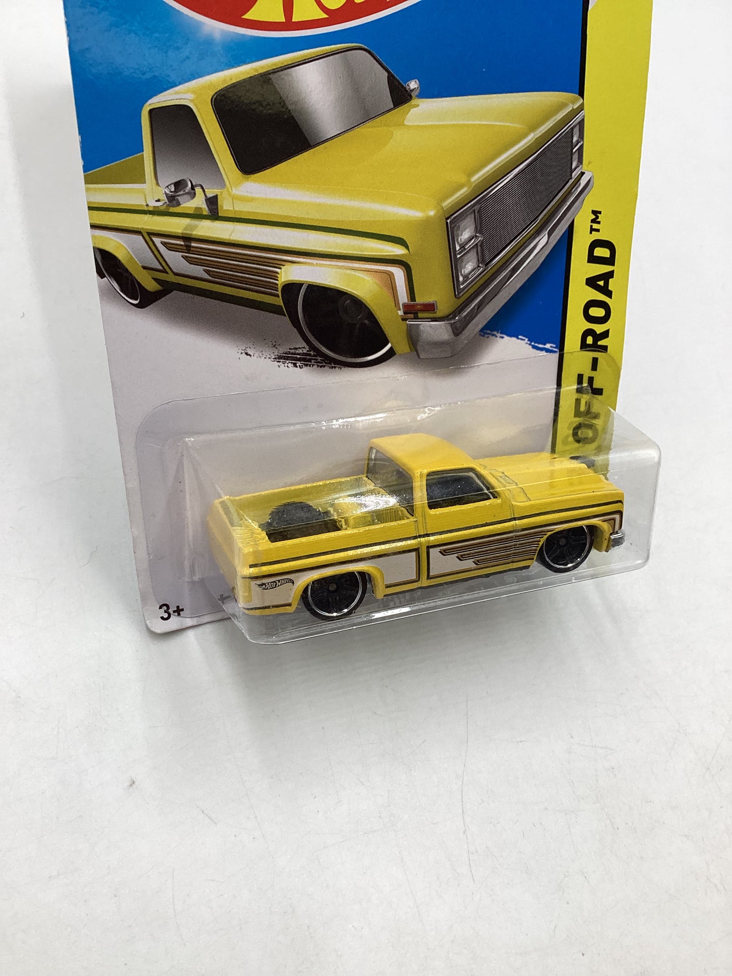 2014 Hot wheels #136 83 Chevy Silverado Yellow