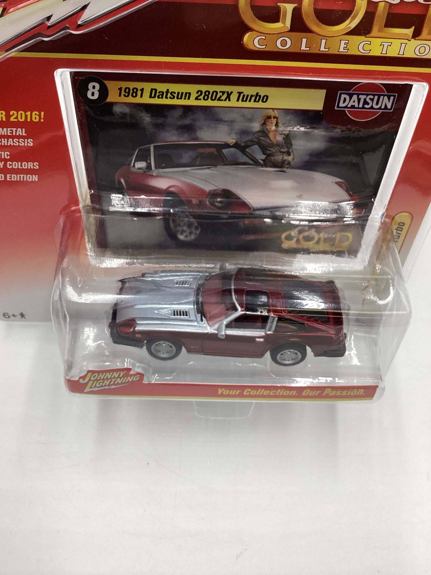 Johnny Lightning Classic Gold #8 1981 Datsun 280ZX Turbo Red 220A