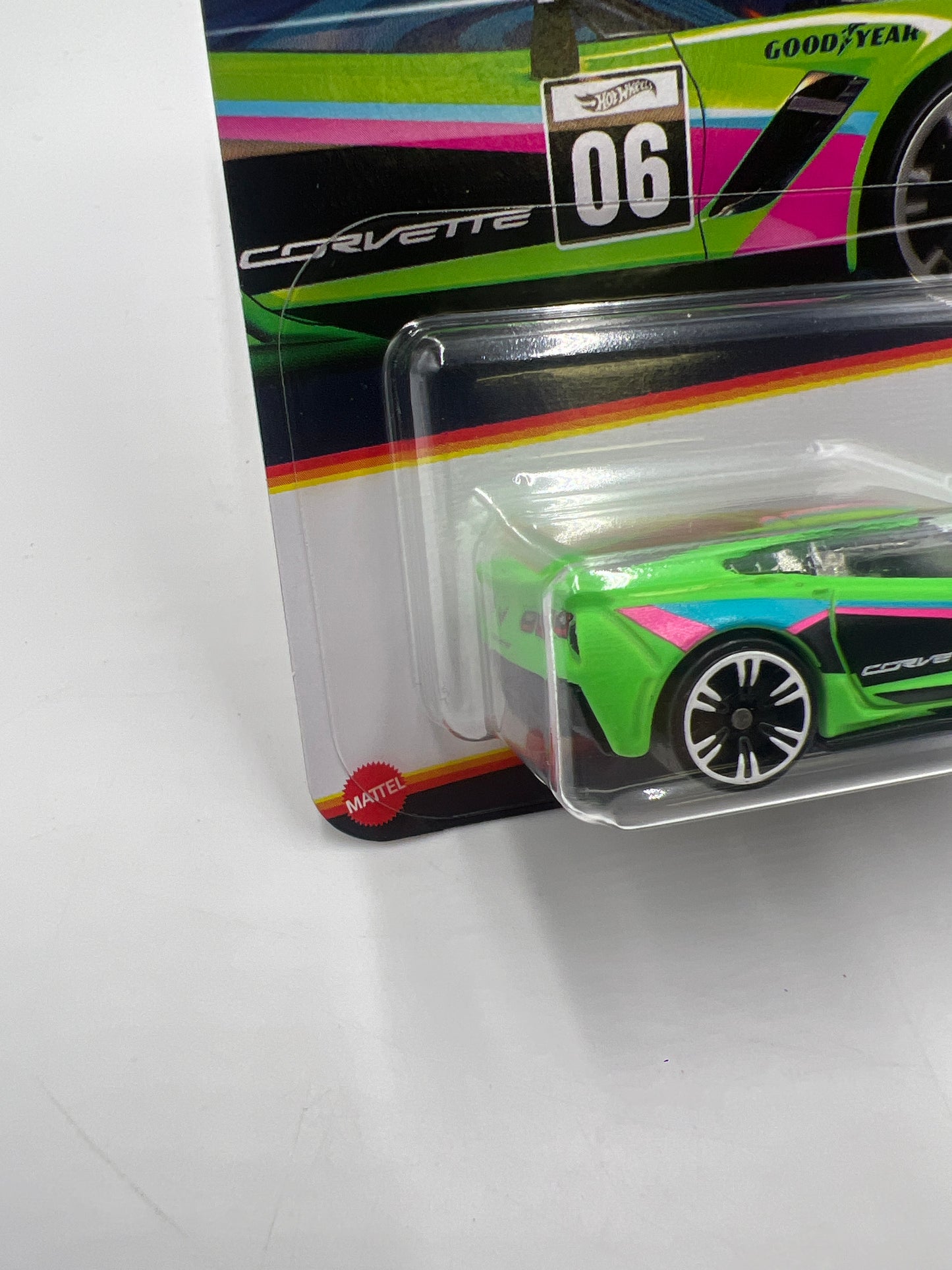 2024 Hot Wheels Neon Speeders 7/8 Corvette C7 Z06 160O