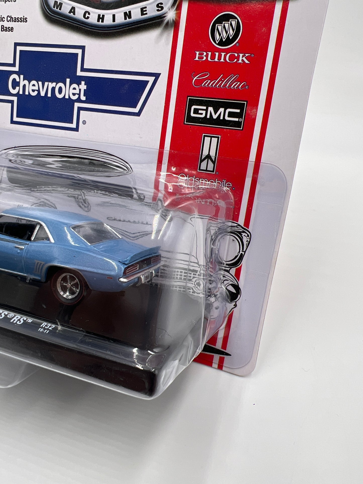 M2 Machines Auto Drivers 1969 Chevrolet Camaro SS RS Blue R32 189B