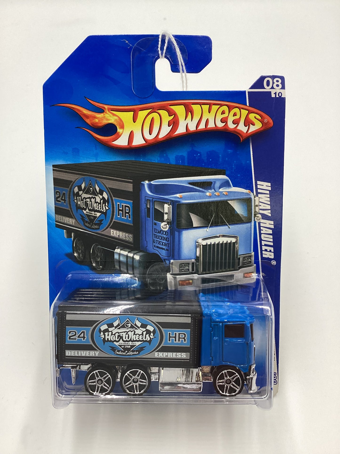 2009 Hot wheels #114 Hiway Hauler Blue 116D