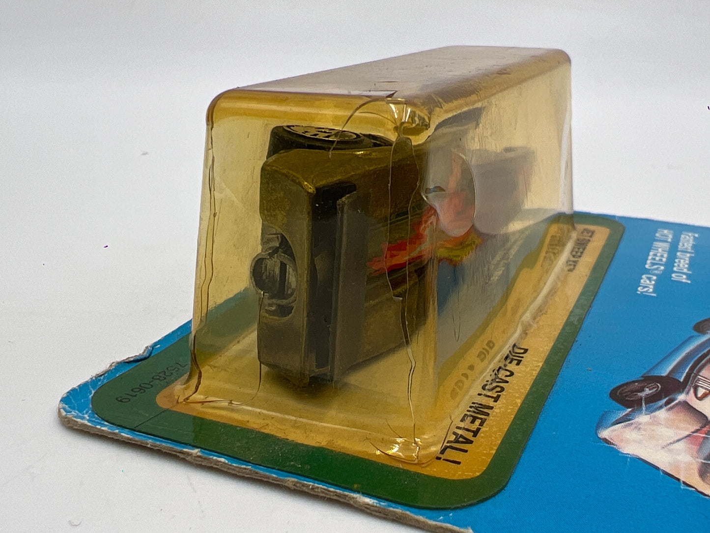 Hot Wheels Original 1983 Ultra Hots #7528 Jet Sweep X5 W/Protector Cracked Blister