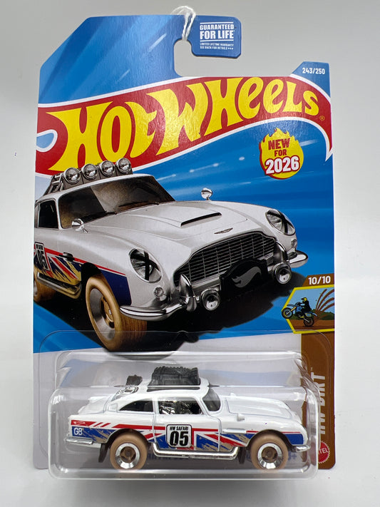 2026 Hot Wheels P Case #243 Aston Martin DB5 Safari Edition White