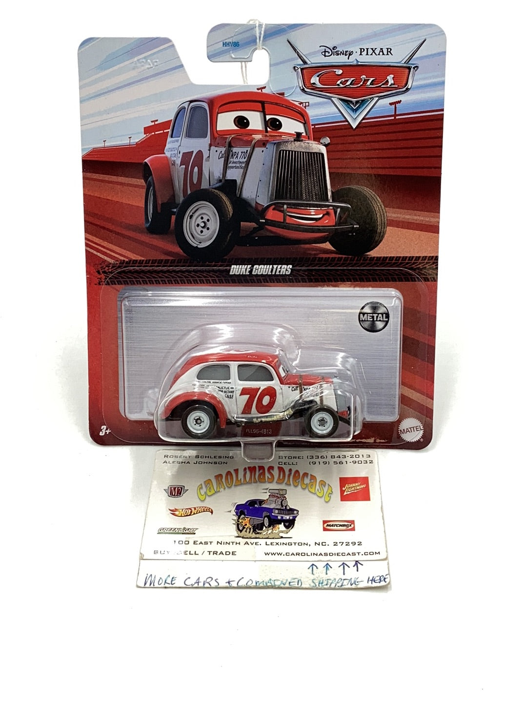 Disney Pixar Cars Duke Coulters 142C