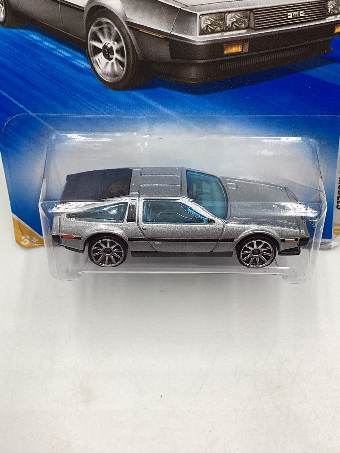 2010 Hot Wheels #15 81 DeLorean DMC-12 silver 60A