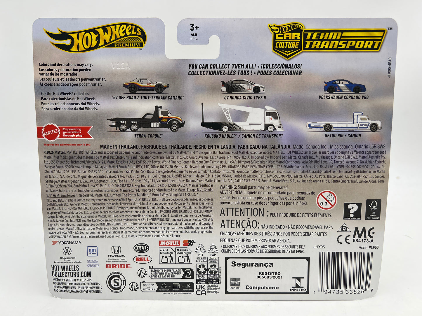 2026 Hot Wheels Team Transport #94 Volkswagen Corrado VR6 & Retro Rig