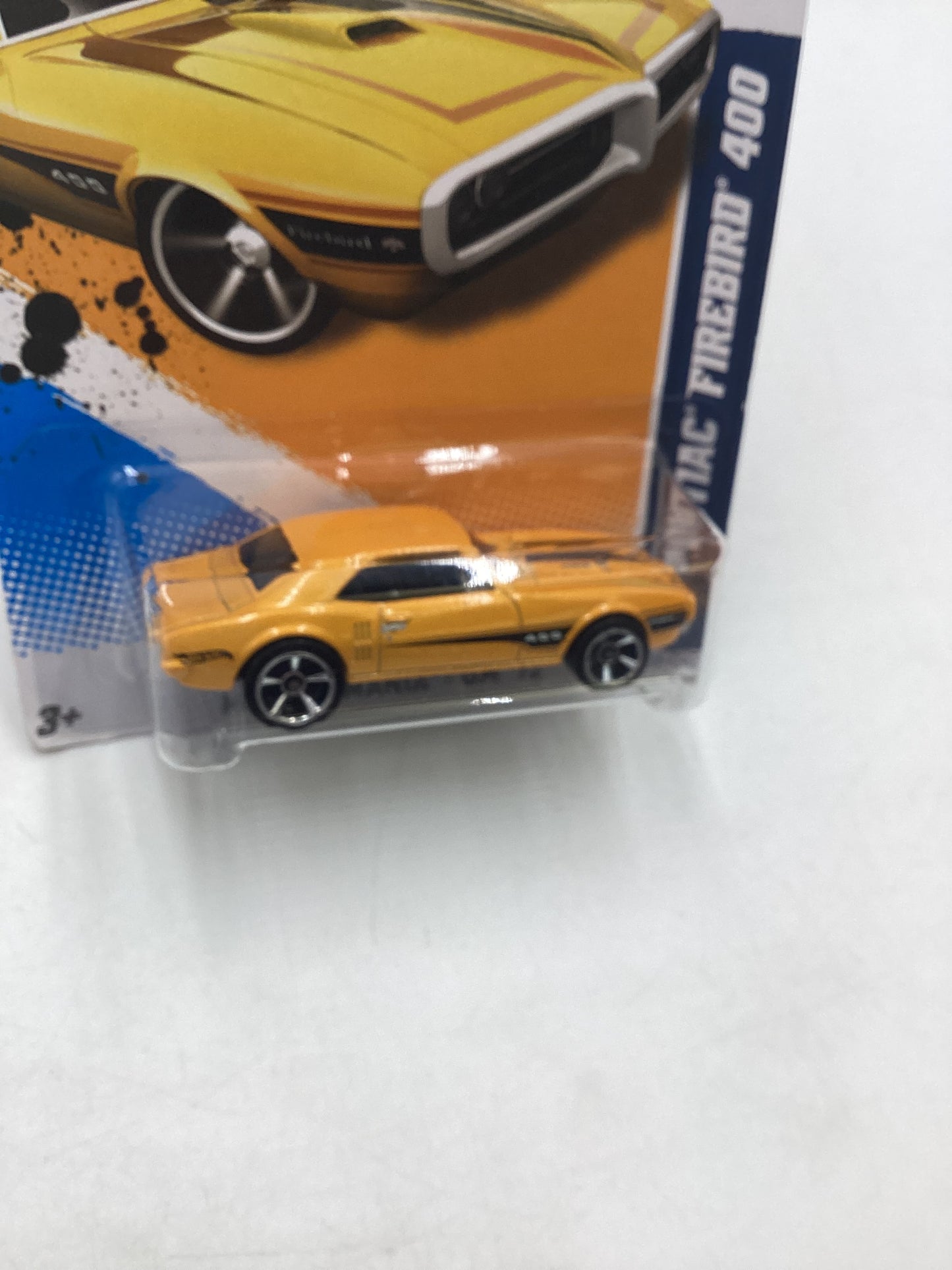 2012 hot wheels #105 67 Pontiac Firebird 400 Yellow 50C