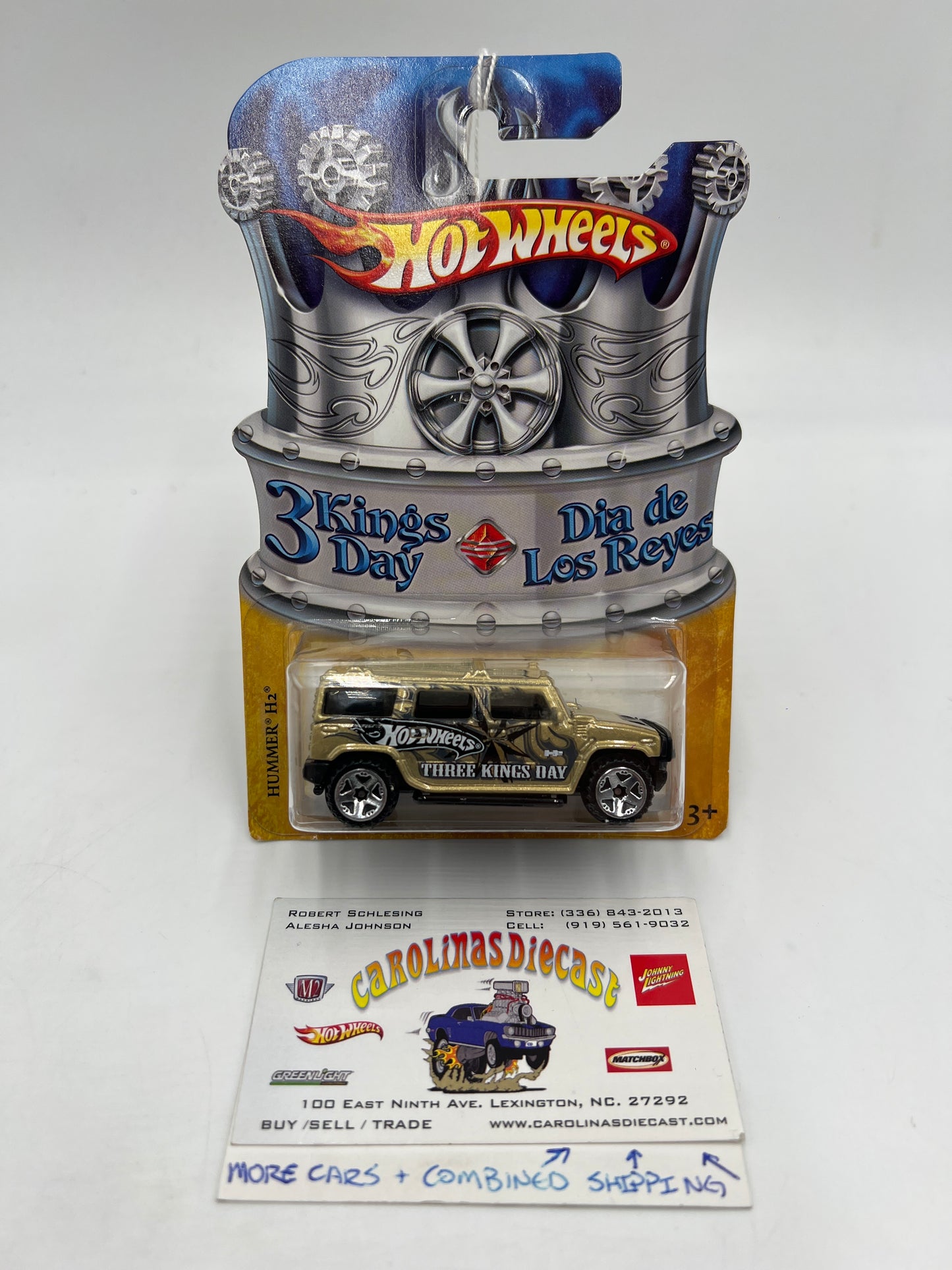 2010 Hot Wheels 3 Kings Day Hummer H2 Gold 158D