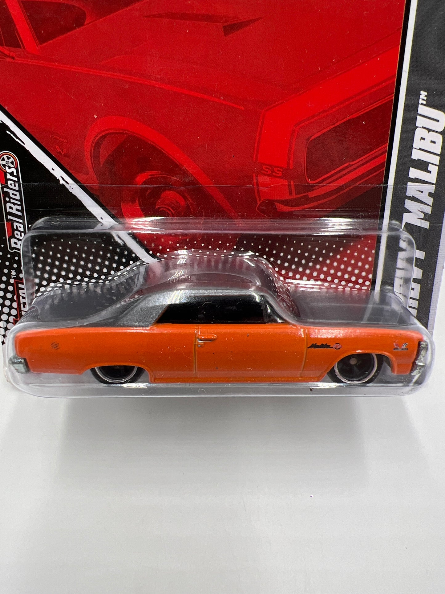 Hot Wheels Premium Garage Series #10 65 Chevy Malibu Orange/Gray