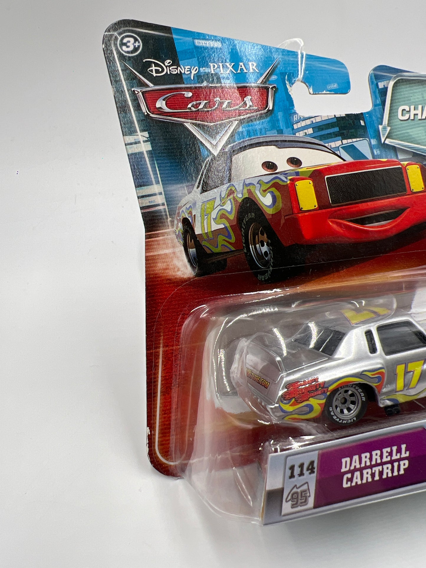 Disney Pixar Cars #114 Chase Darrell Cartrip Silver 140B