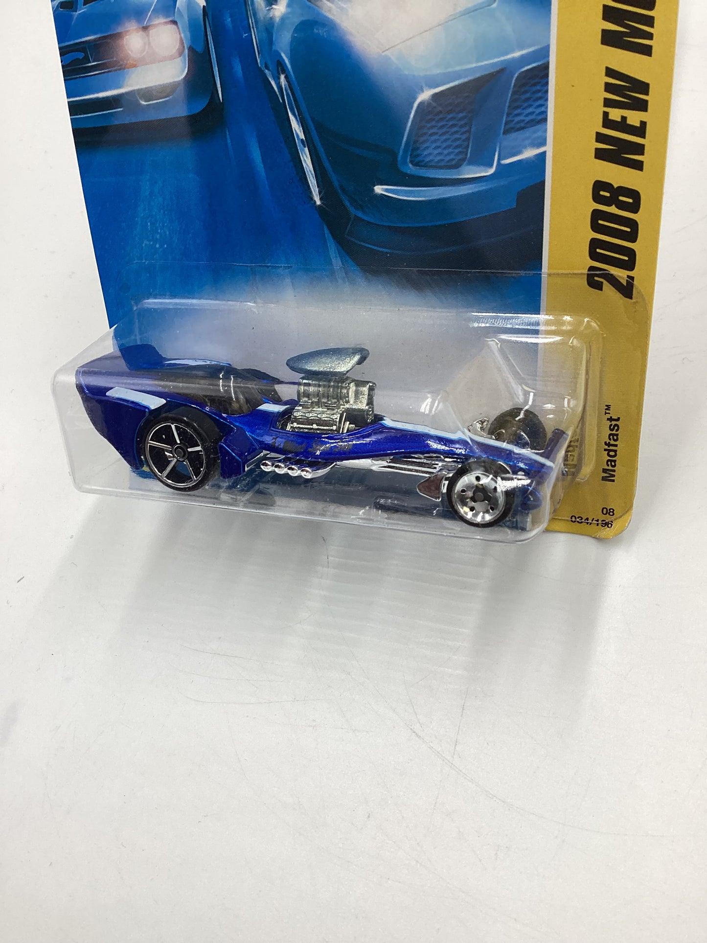 2008 Hot Wheels New Models #34 Madfast Blue BB3