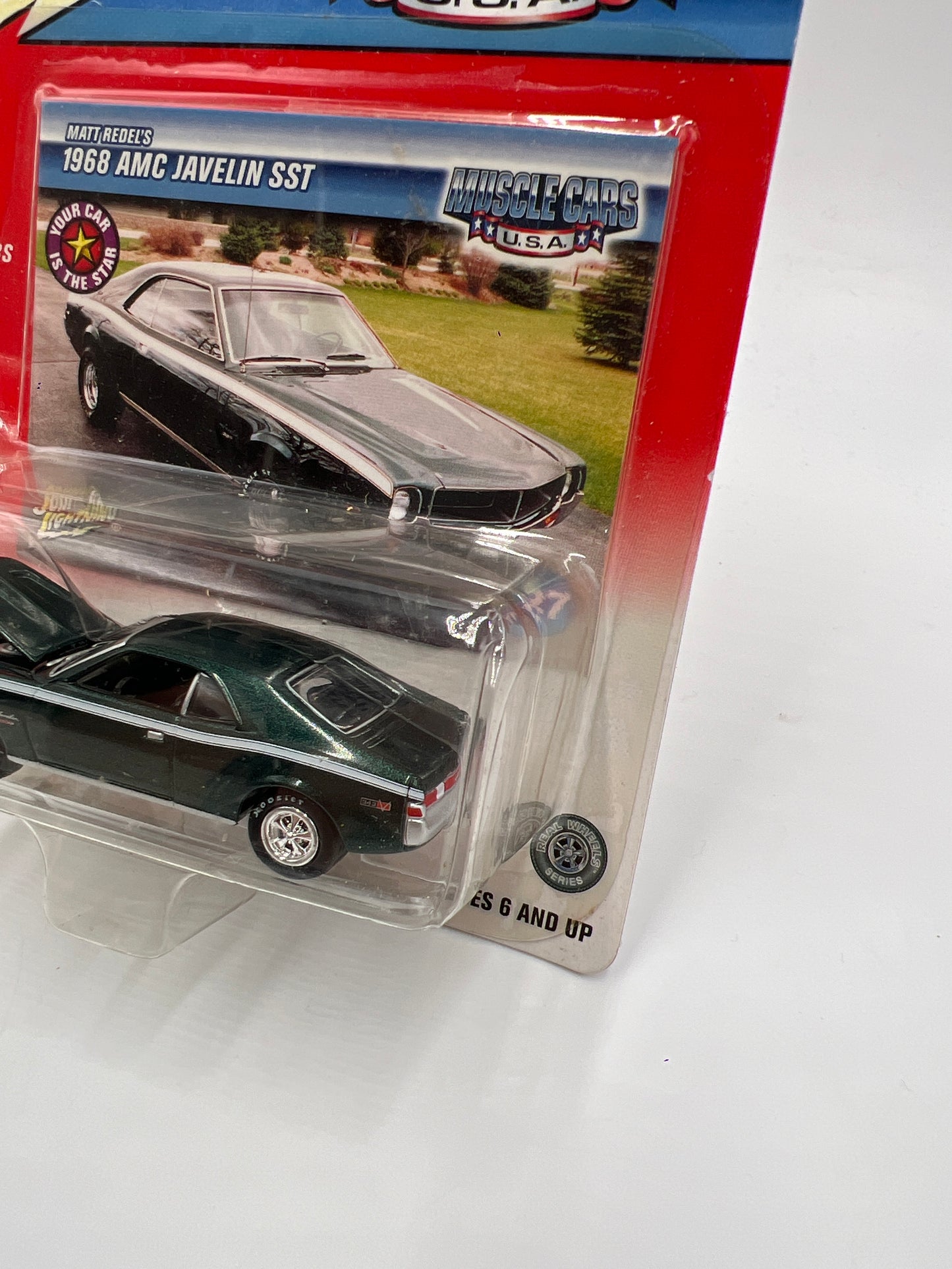 Johnny Lightning Muscle Cars USA #27 1968 AMC Javelin SST Green 220F