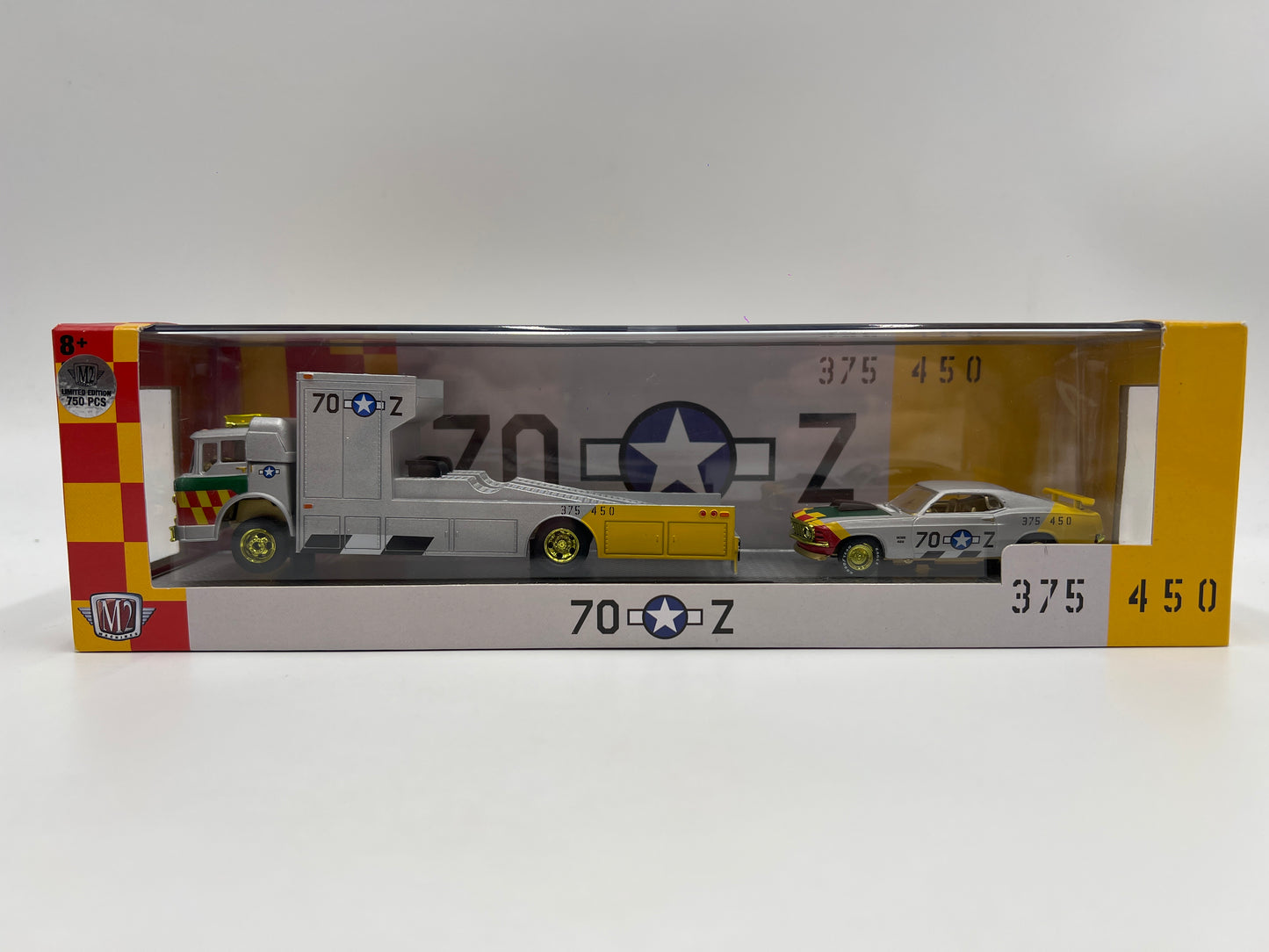 M2 Machines Auto Haulers CHASE 1970 Ford C-950 & 1970 Ford Mustang Boss 429 R48