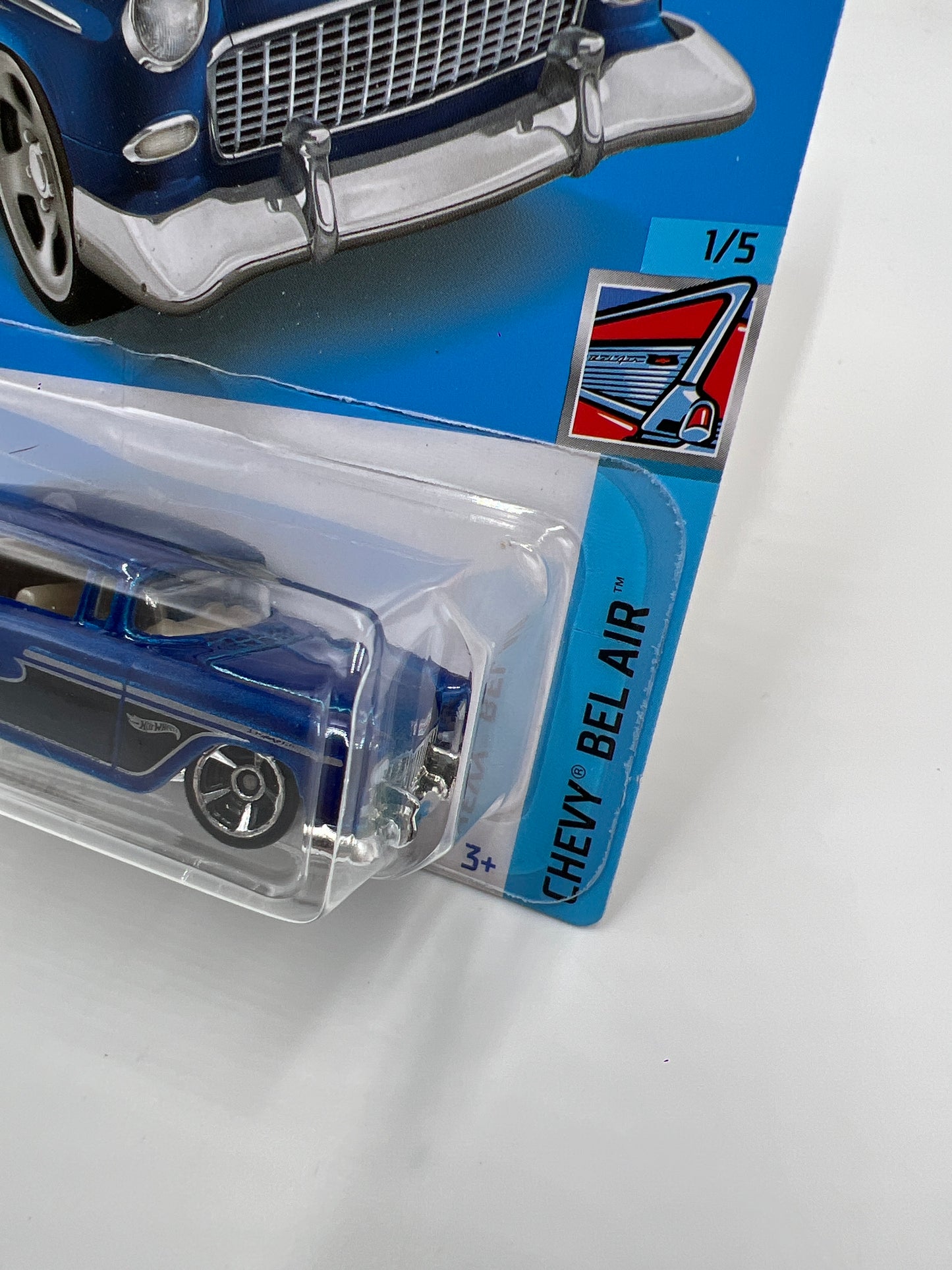 2022 Hot Wheels Chevy Bel Air #20 55 Chevy Blue 10B