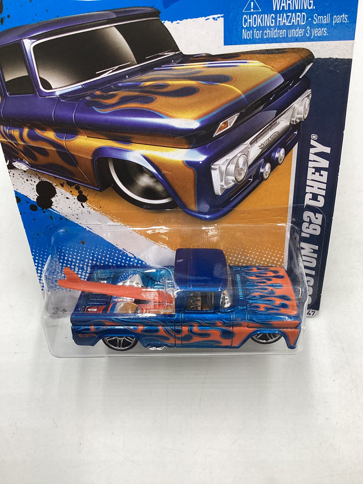 2012 HW Heat Fleet #154 Custom 62 Chevy Blue 17A