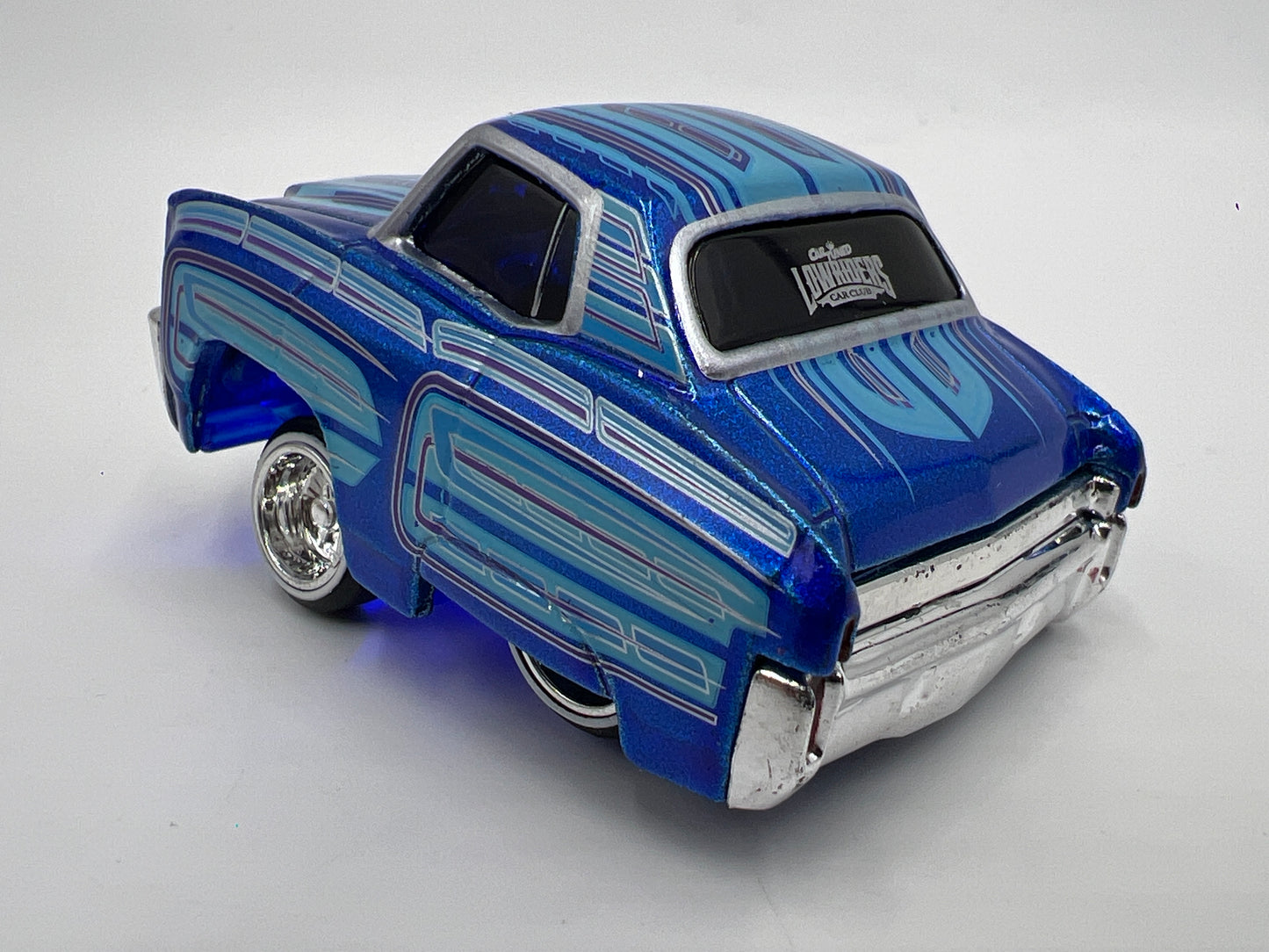MGA Car Tuned Series 1 Show Glow Lowriders #7 72 Chevy Monte Carlo Blue