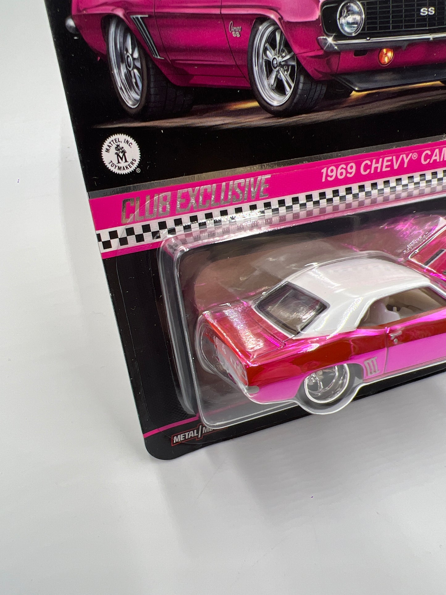 2024 Hot Wheels RLC Club Exclusive 1969 Chevy Camaro SS Pink W/Protector