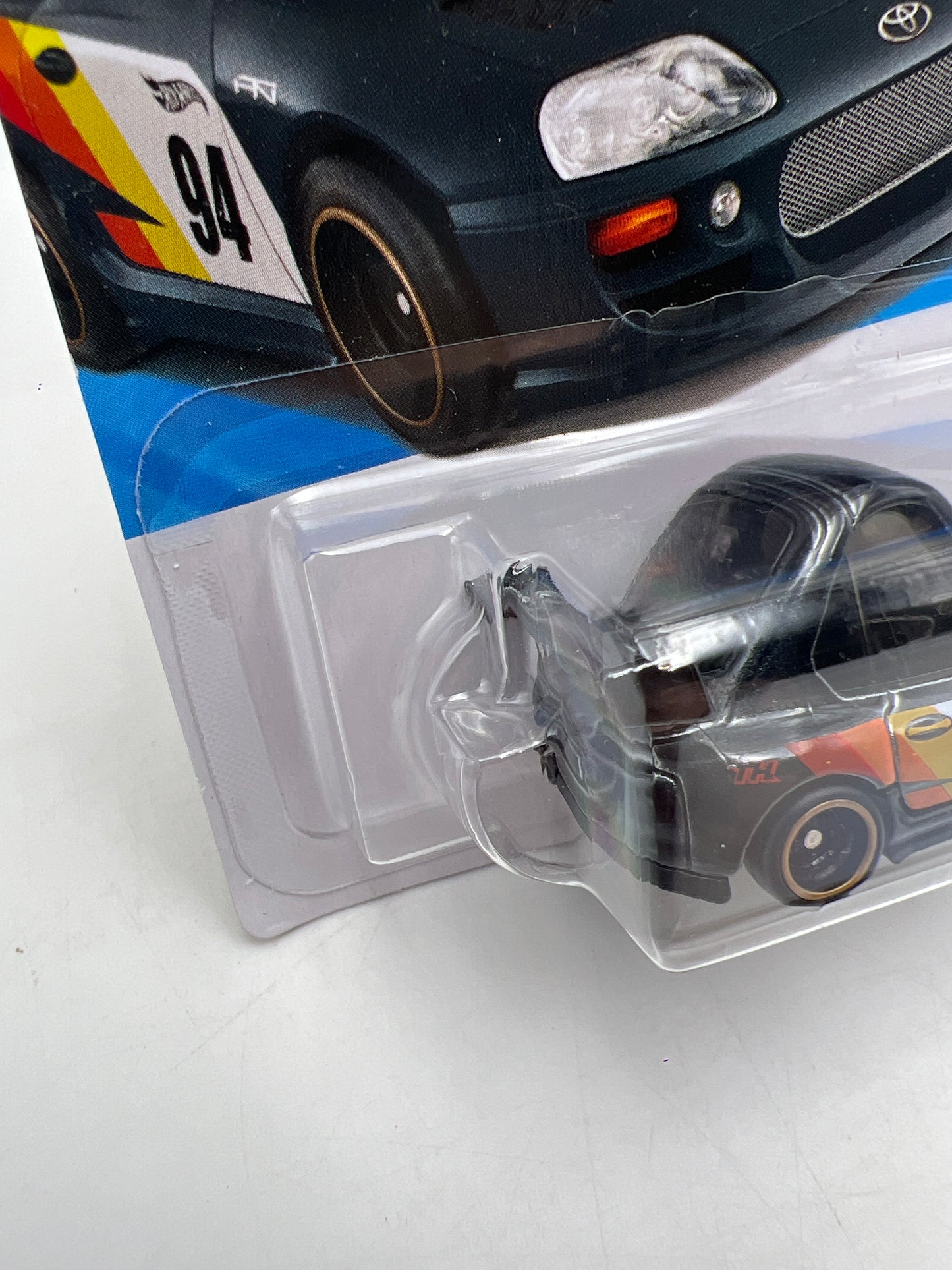 2026 Hot Wheels K Case Super Treasure Hunt #222 94 Toyota Supra Black W/Protector