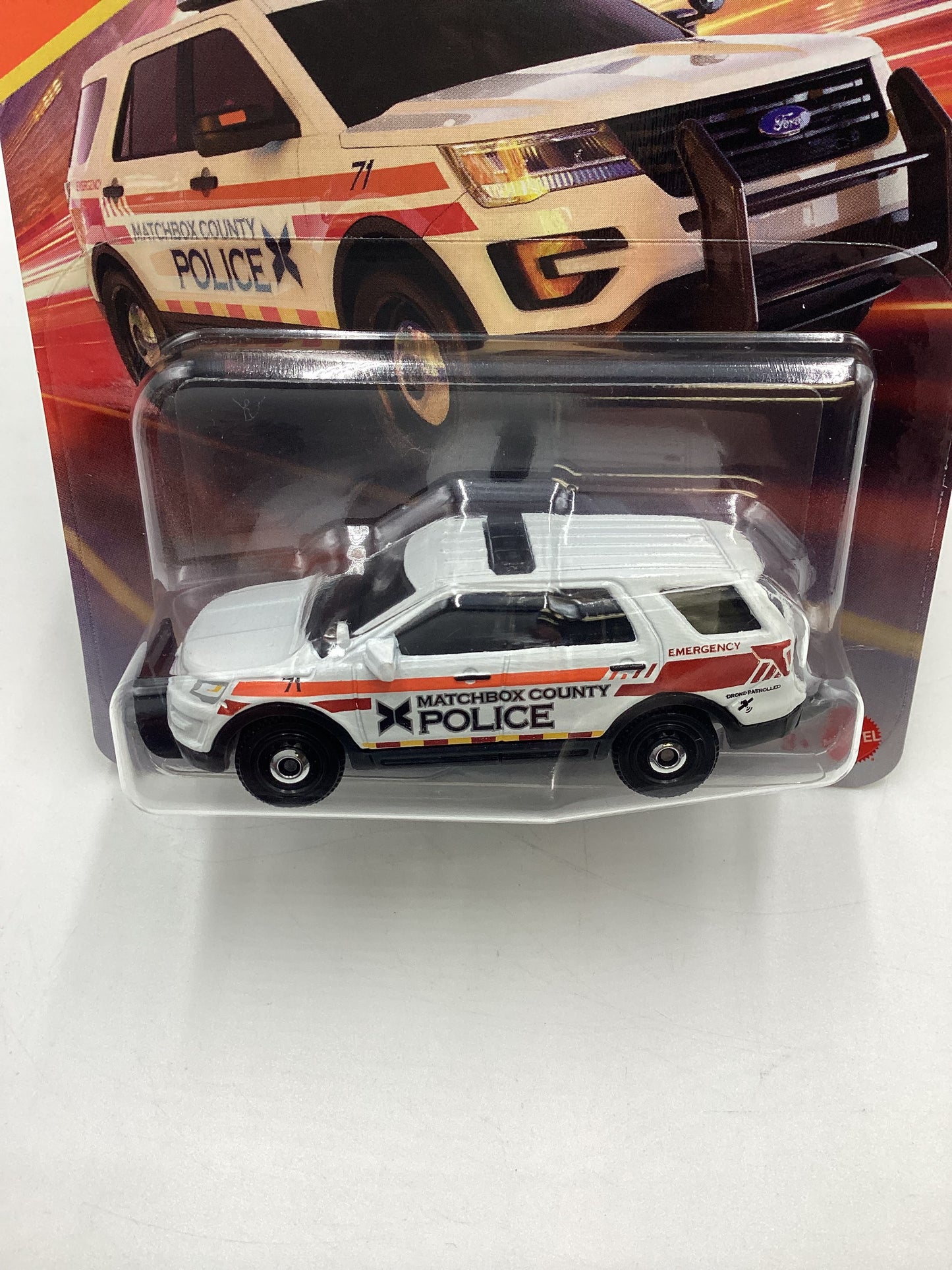 2025 Matchbox #96 2016/Ford Interceptor Utility White