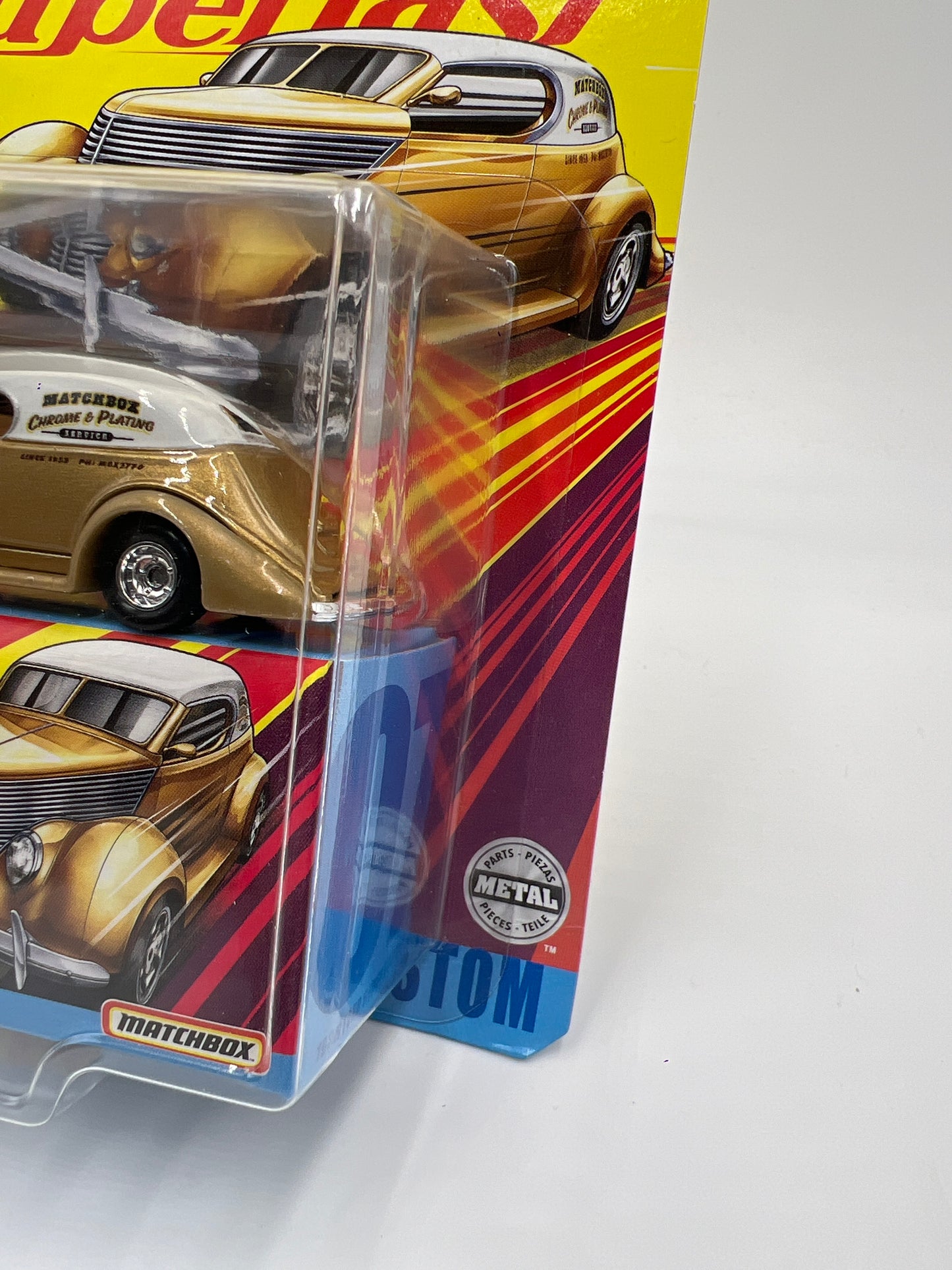 Matchbox Superfast #7 1936 Ford Sedan Custom Gold 174H