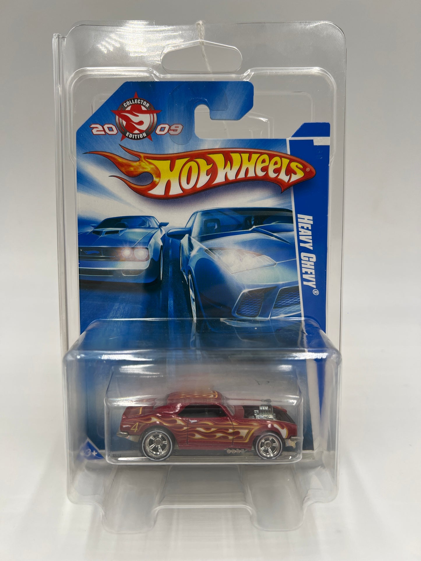 2009 Hot Wheels Kmart Mail In Promo #4 Heavy Chevy Red W/Protector