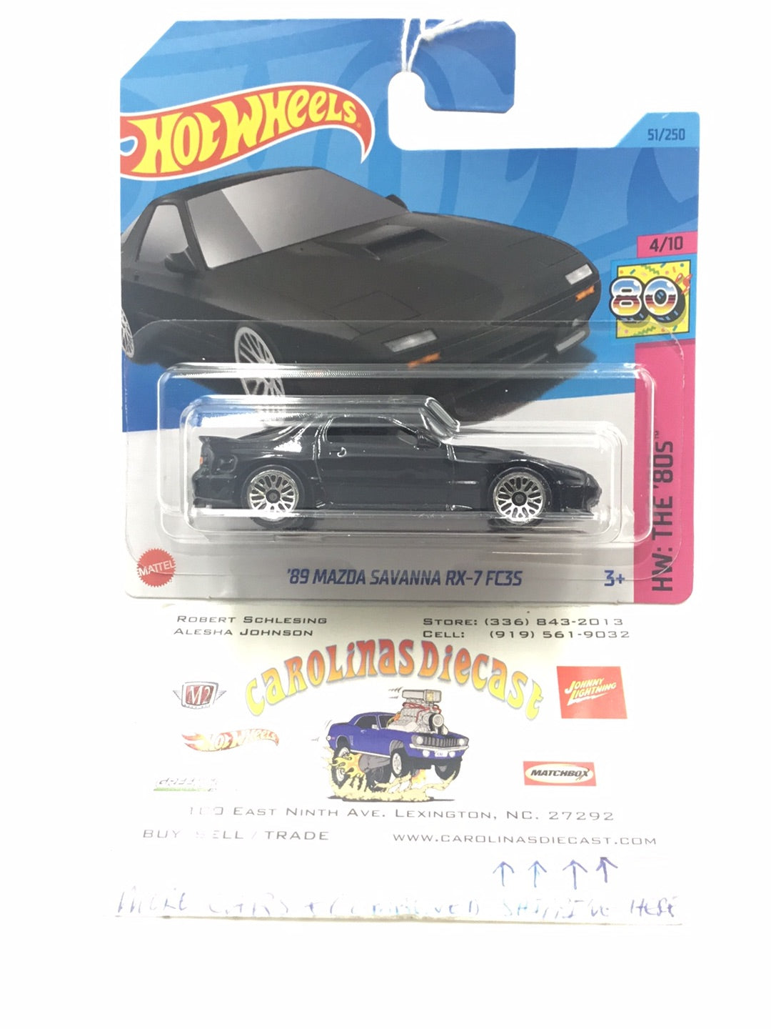 2023 hot wheels N Case Short Card #51 89 Mazda Savanna RX7 FC3S DD9