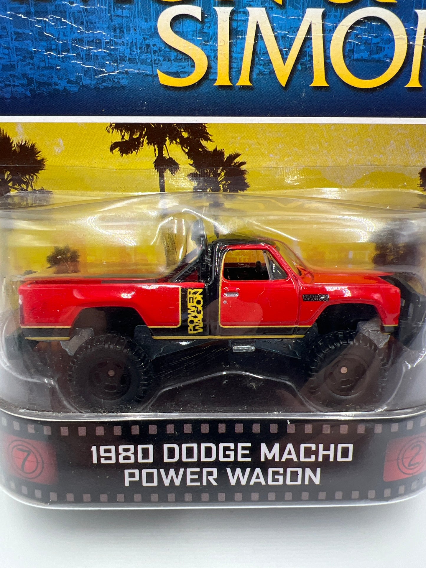 Hot Wheels Retro Entertainment Simon & Simon 1980 Dodge Macho Power Wagon W/Protector Bad Card