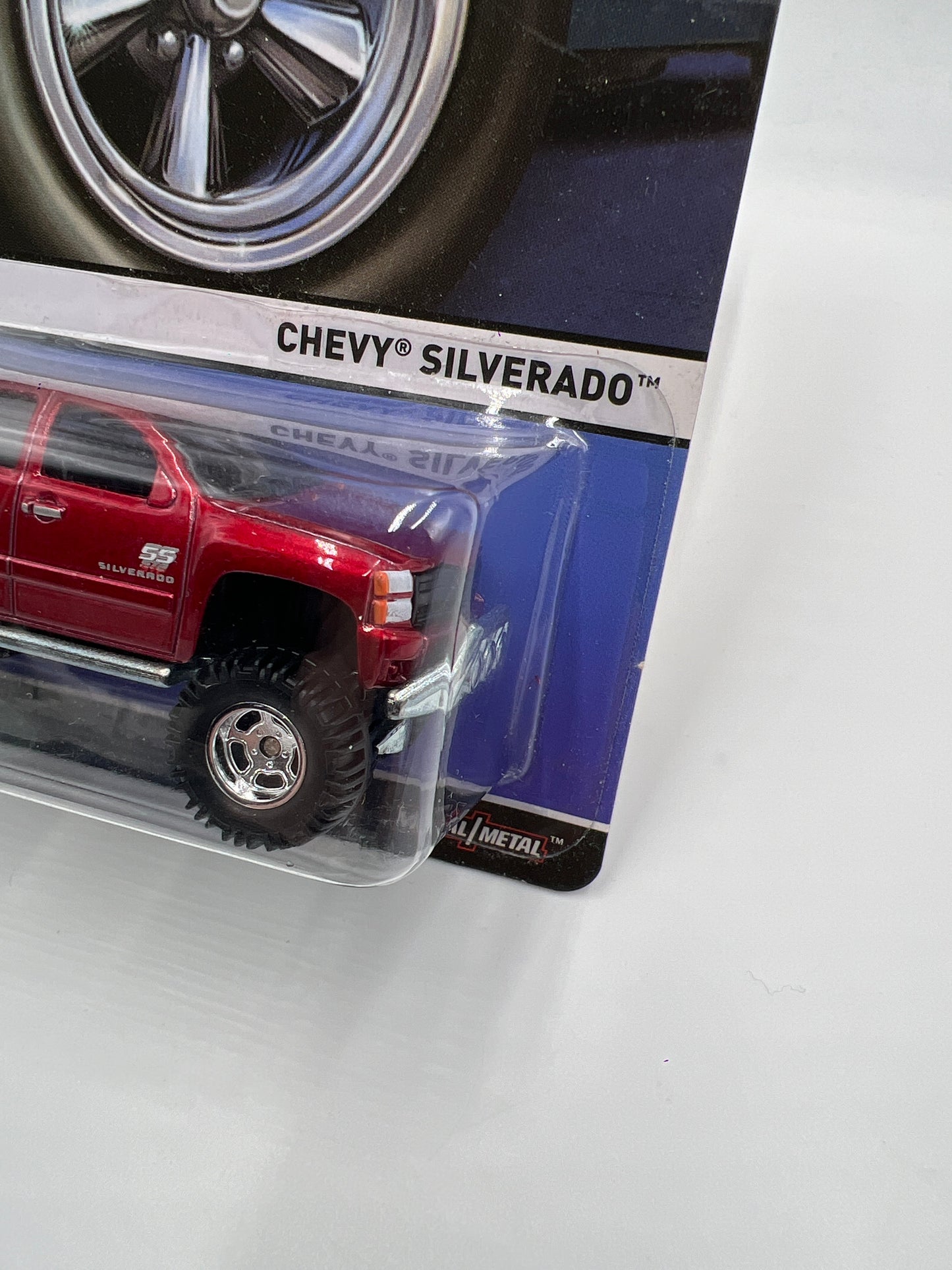 Hot Wheels Heritage Real Riders #12 Chevy Silverado Red W/Protector