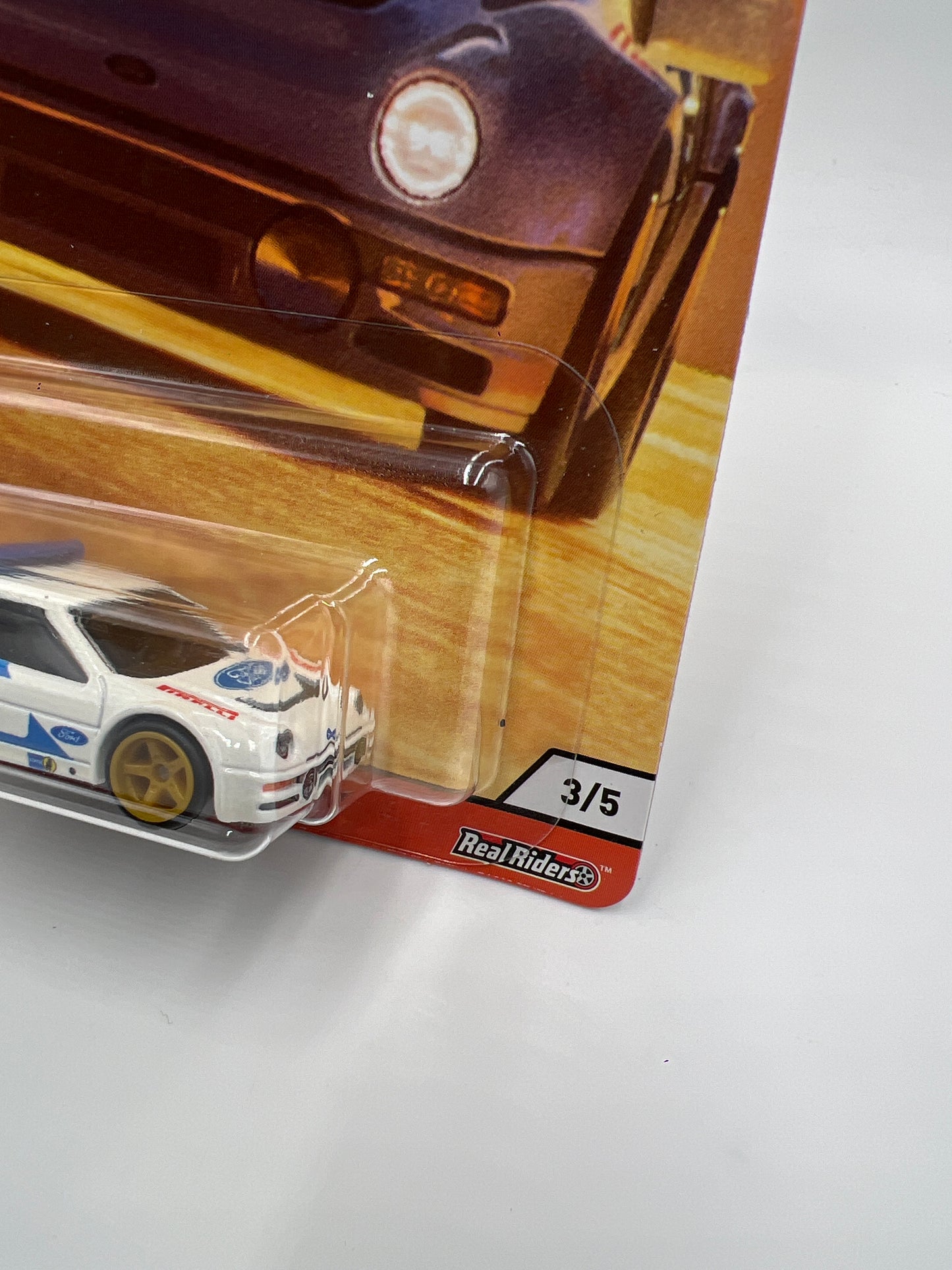 Hot Wheels Premium Thrill Climbers #3 Ford RS 200 White 254C