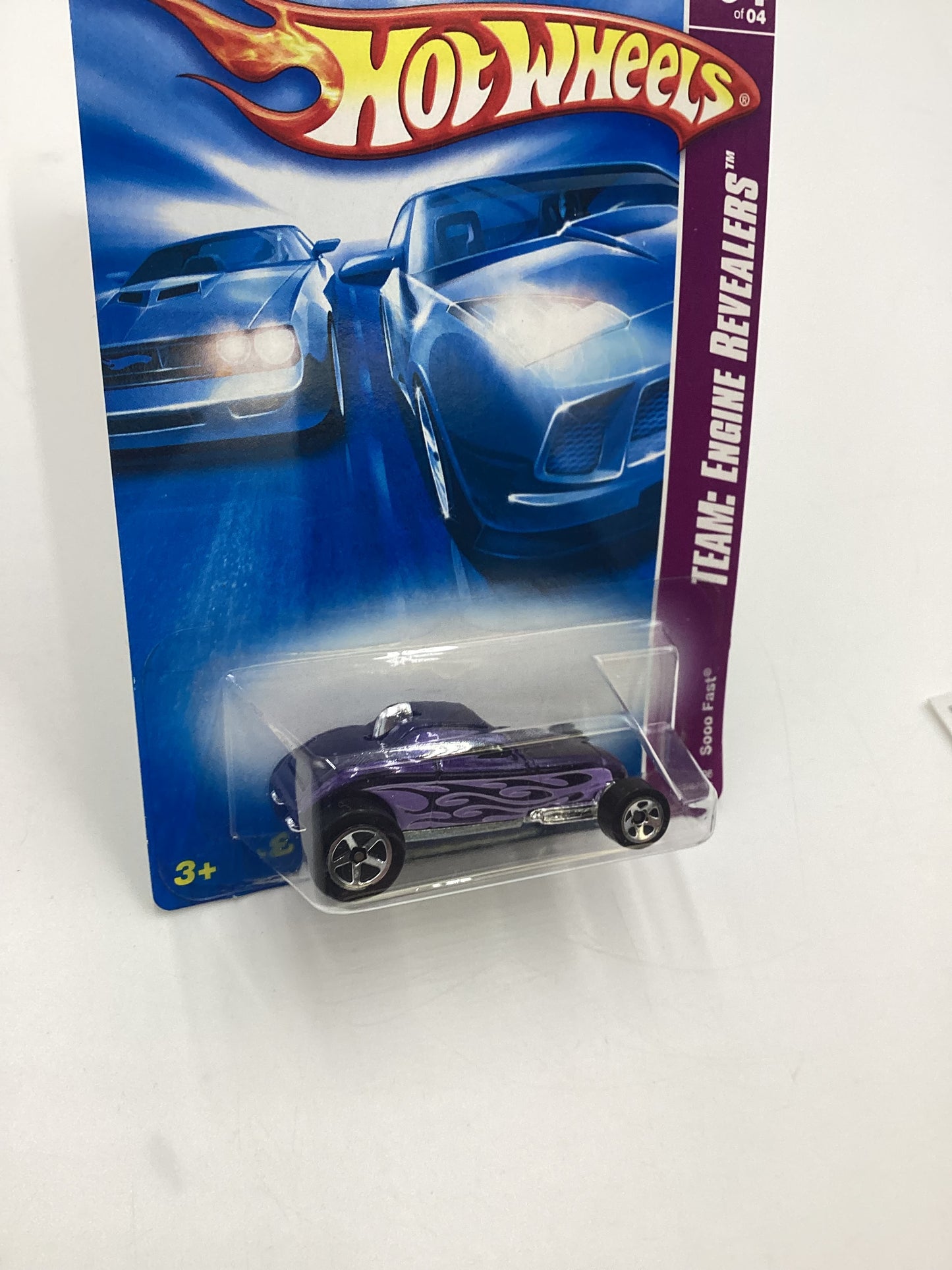 2008 Hot Wheels HW Team: Engine Revealers #156 Soooo Fast Purple