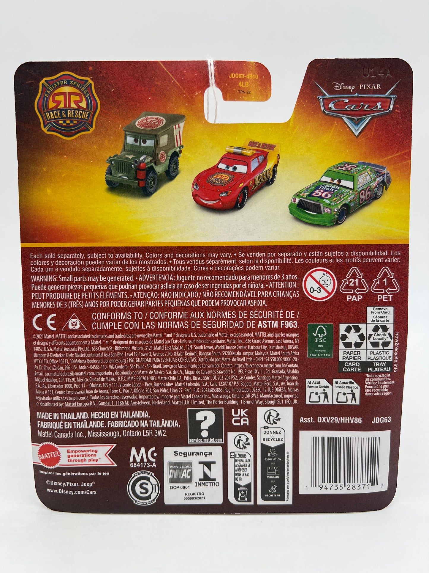 2025 Disney Pixar Cars Radiator Springs Race & Rescue Mater 136A