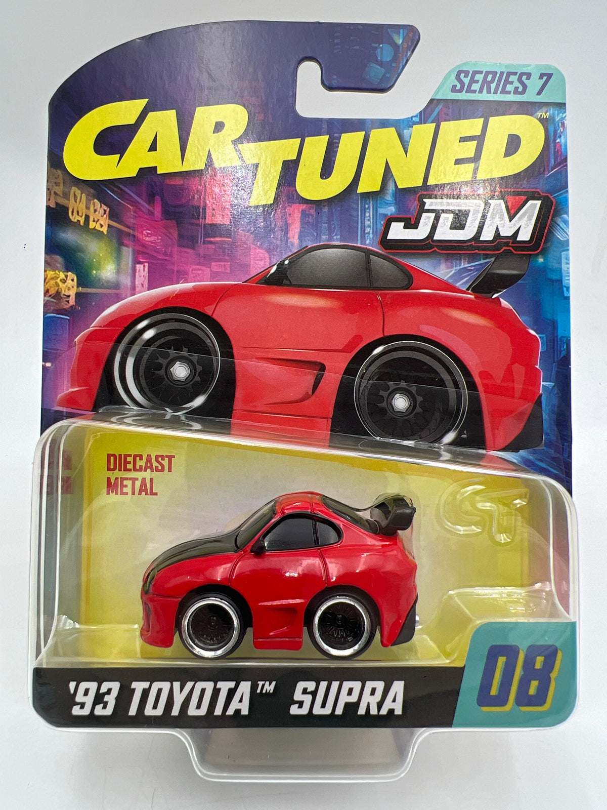 MGA Car Tuned JDM Series 7 #8 93 Toyota Supra Red
