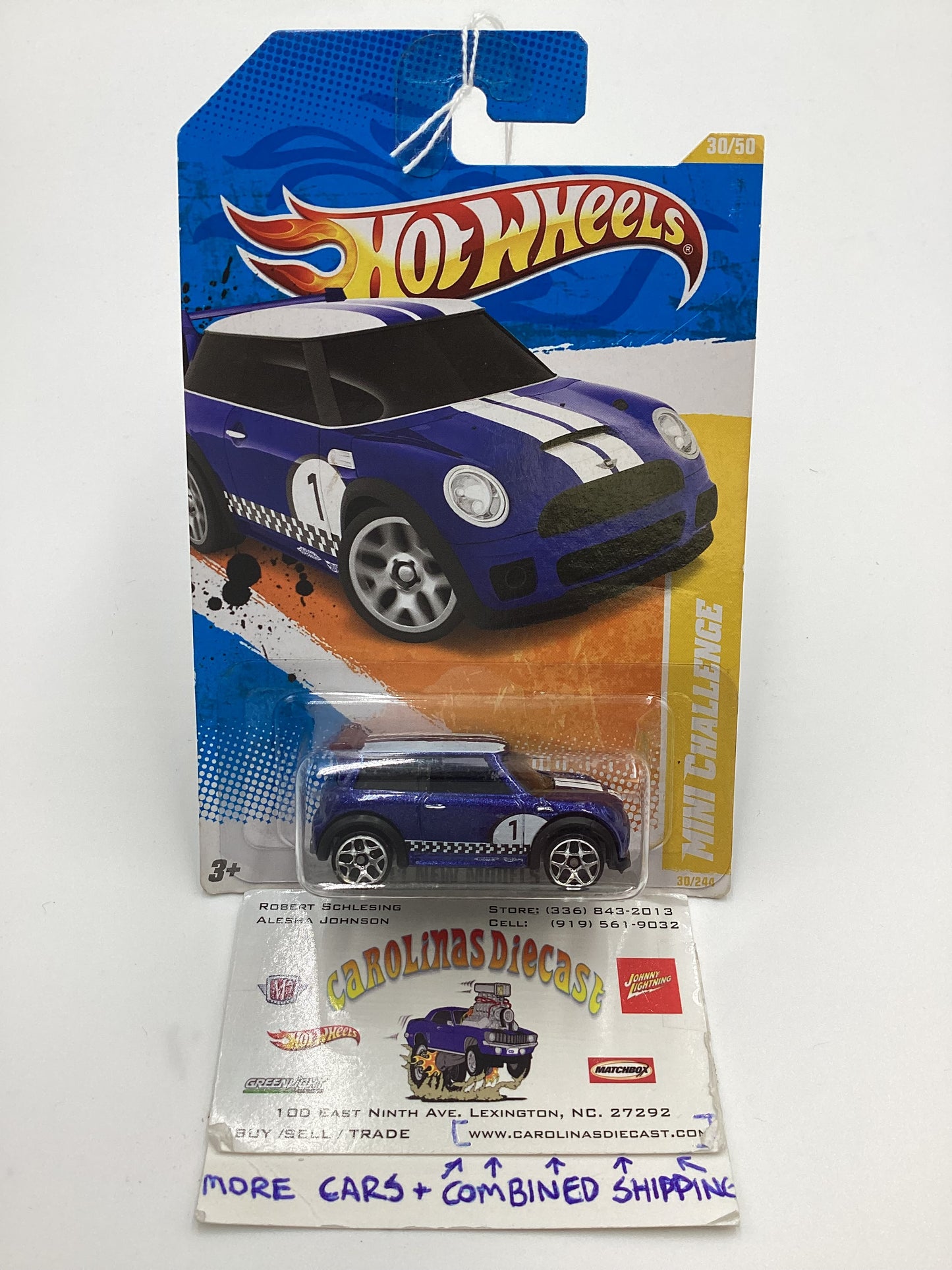 2011 Hot Wheels #30 Mini Challenge Blue