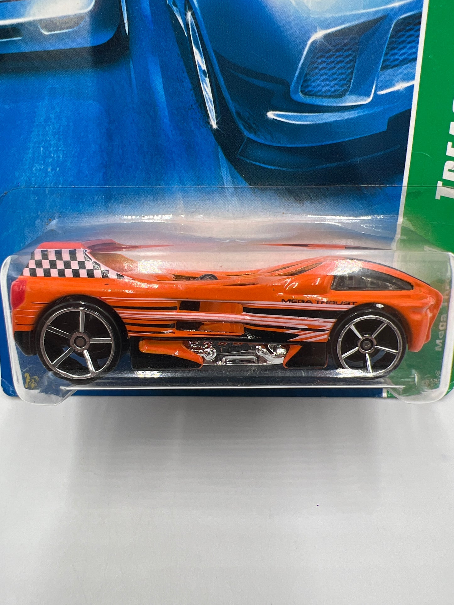 2007 Hot Wheels Treasure Hunt #125 Mega Thrust Orange