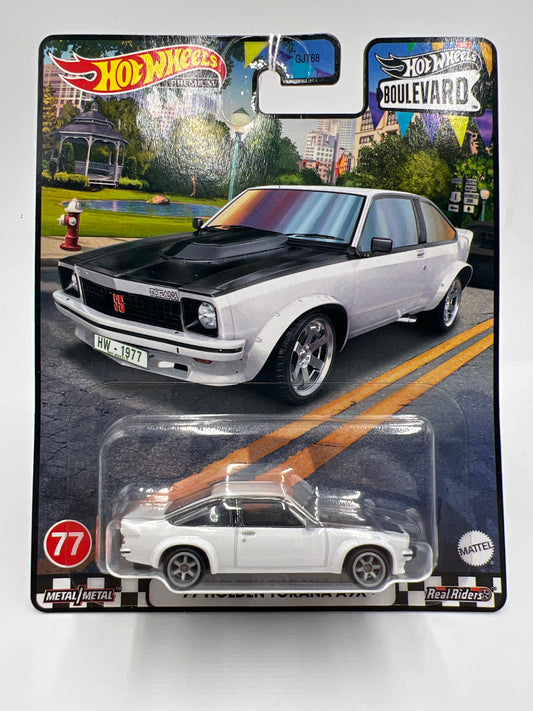 Hot Wheels Premium Boulevard #77 77 Holden Torana A9X White 260H