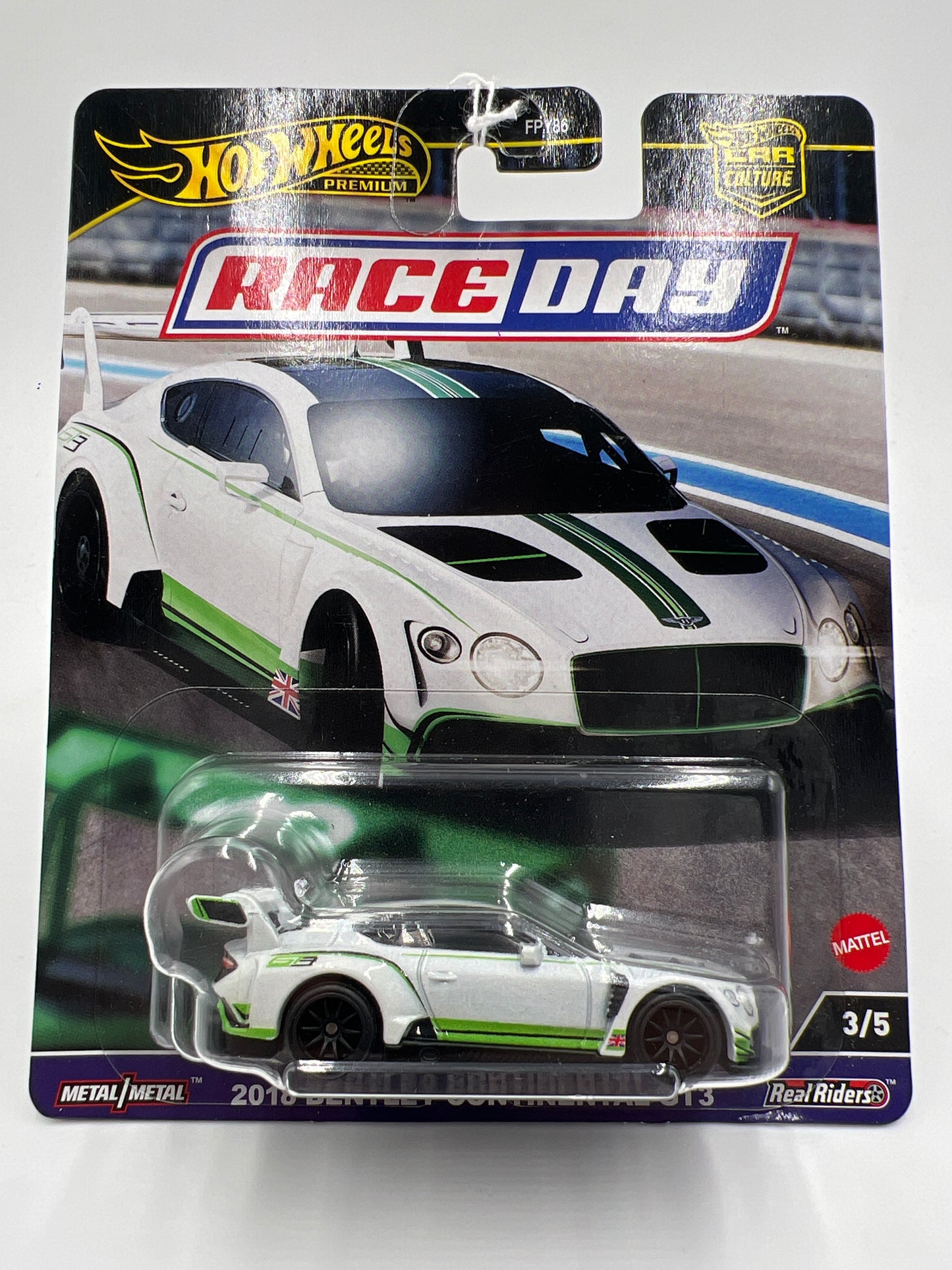 2024 HW Gold Label Premium Race Day #3 2018 Bentley Continental GT3 White 245P