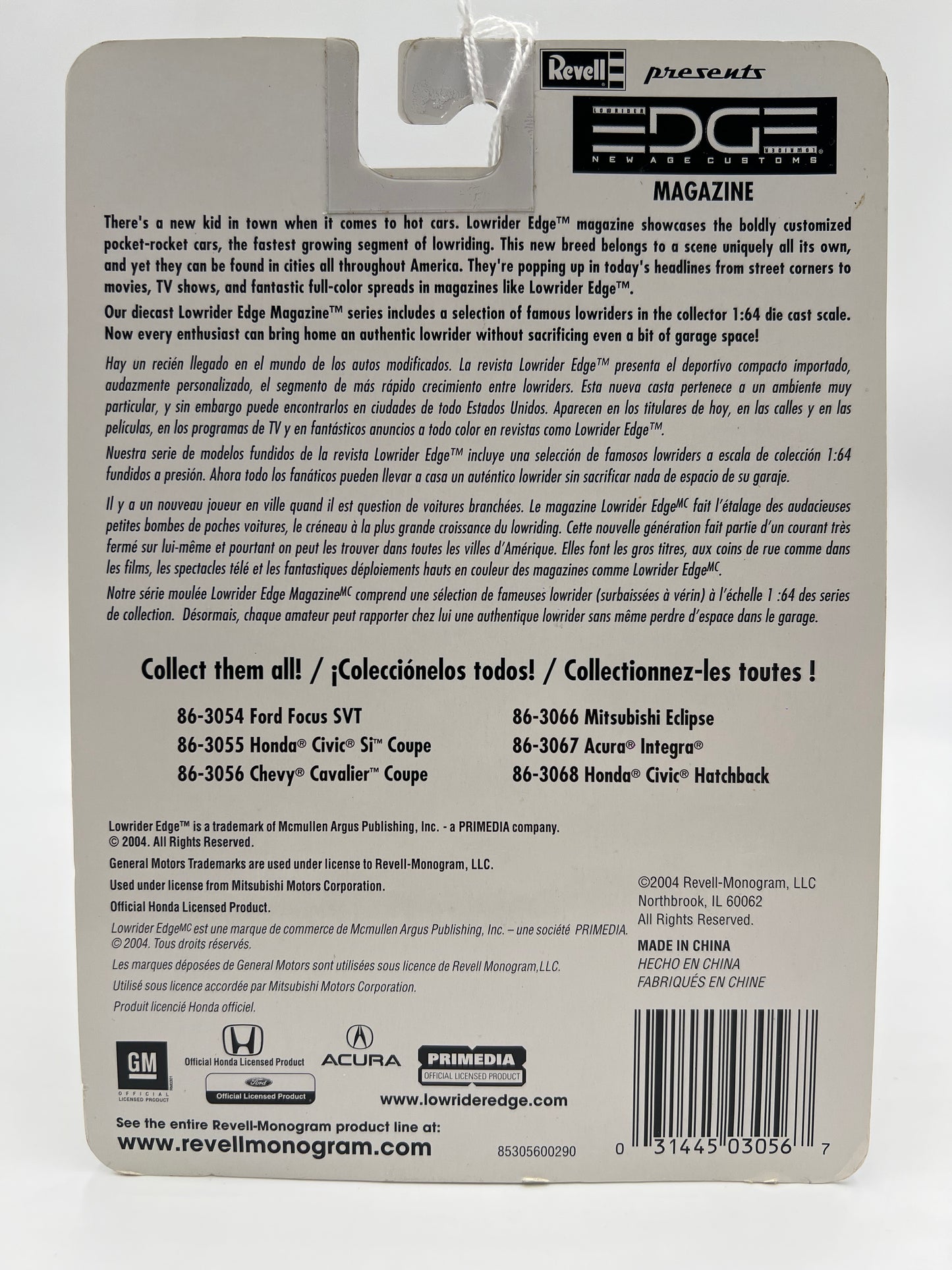 Revell Lowrider Edge Magazine New Age Customs #127 Chevy Cavalier Yellow