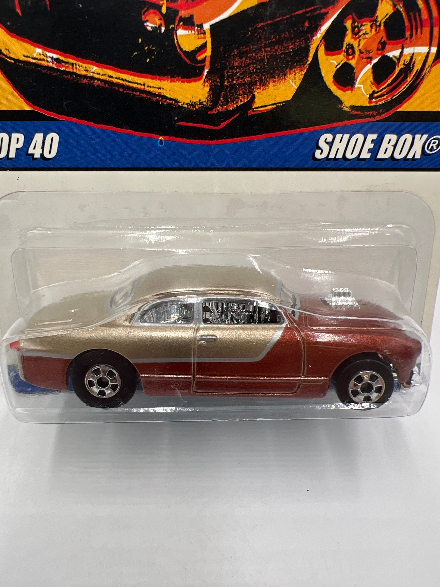 Hot Wheels Since 68 Top 40 #32 Shoe Box Brown/Gold