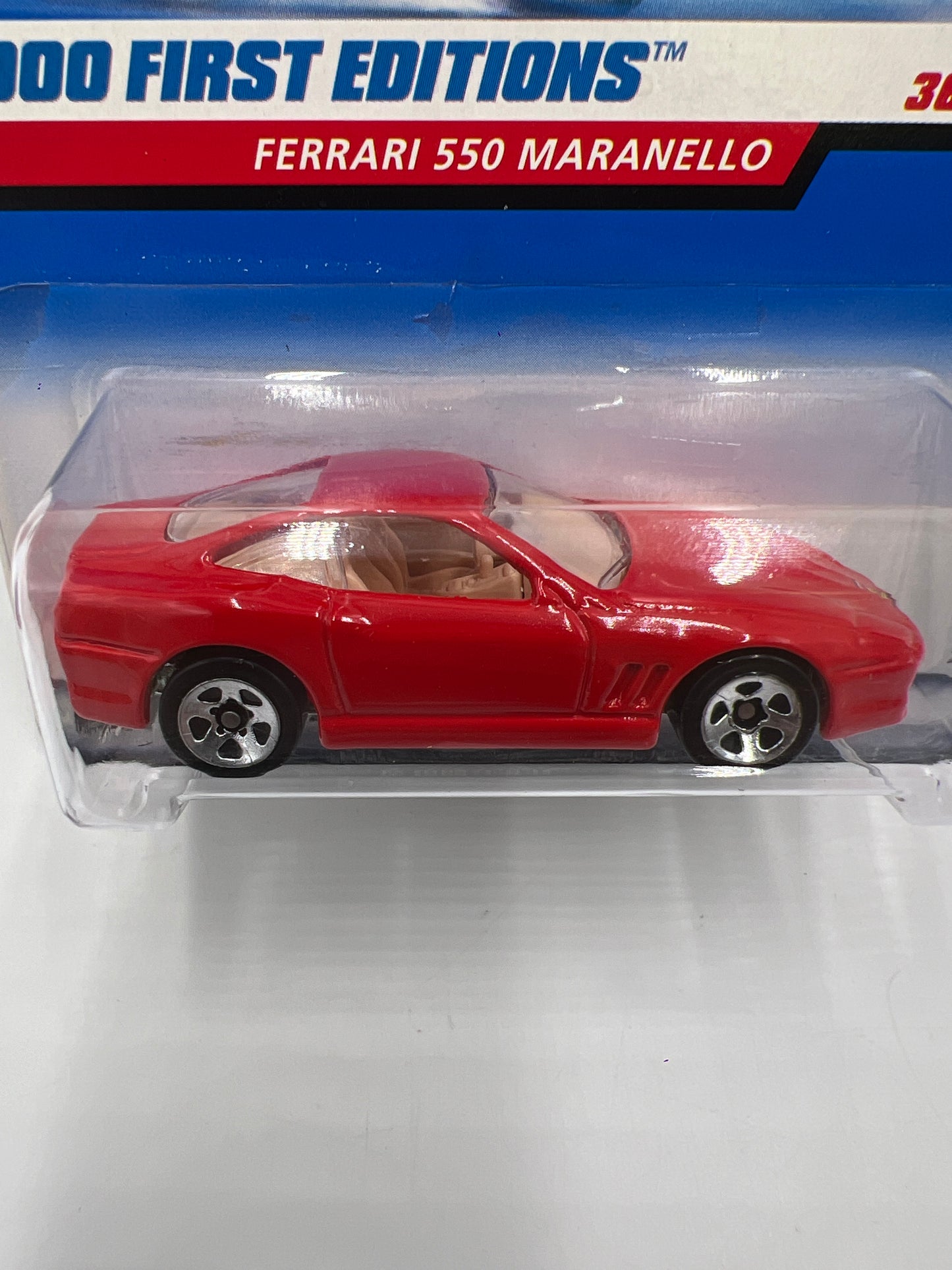 2000 Hot Wheels First Editions #062 Ferrari 550 Marlanello Red