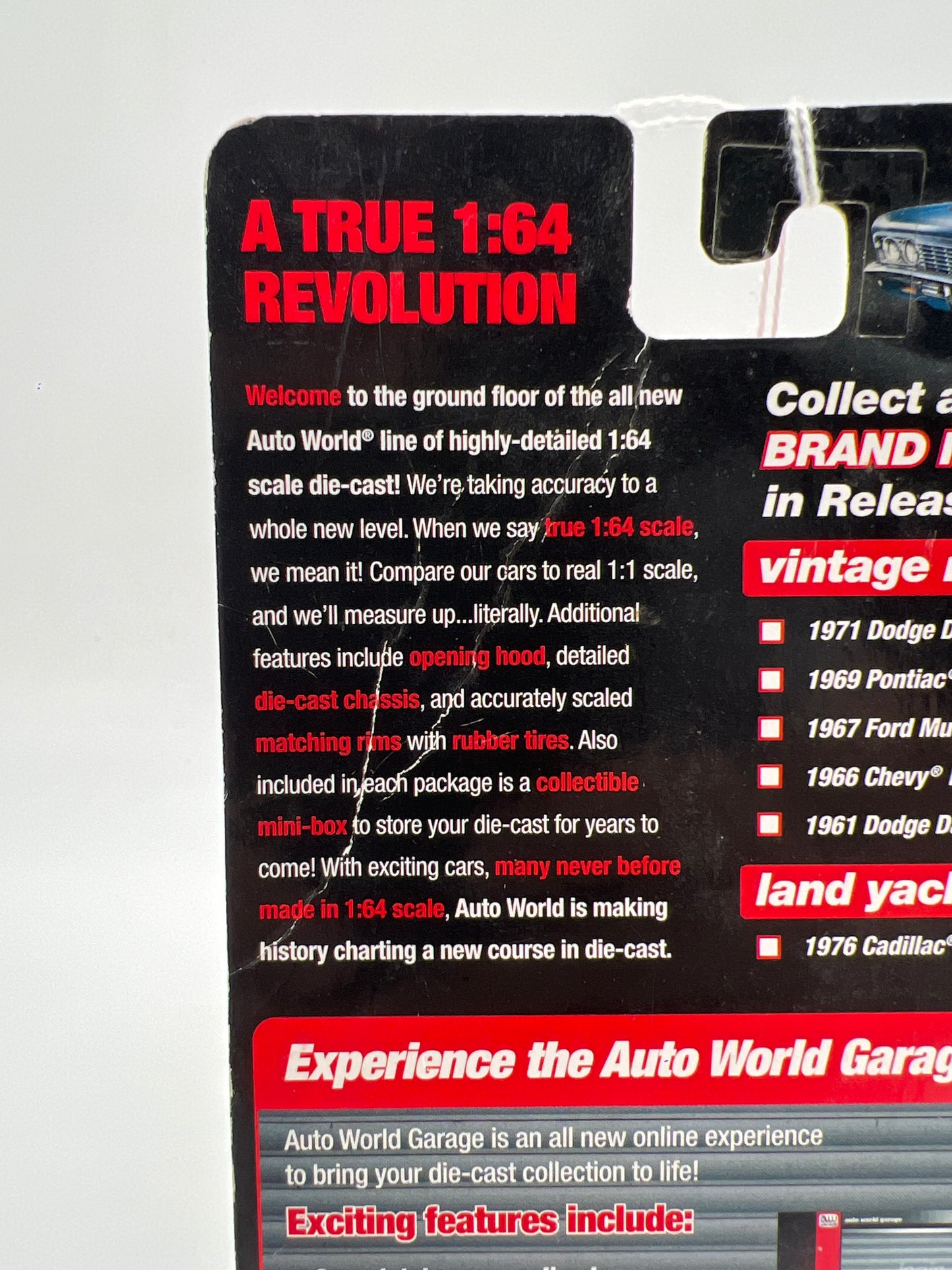 Auto World Land Yachts No 6 1976 Cadillac Coupe DeVille Black 184C