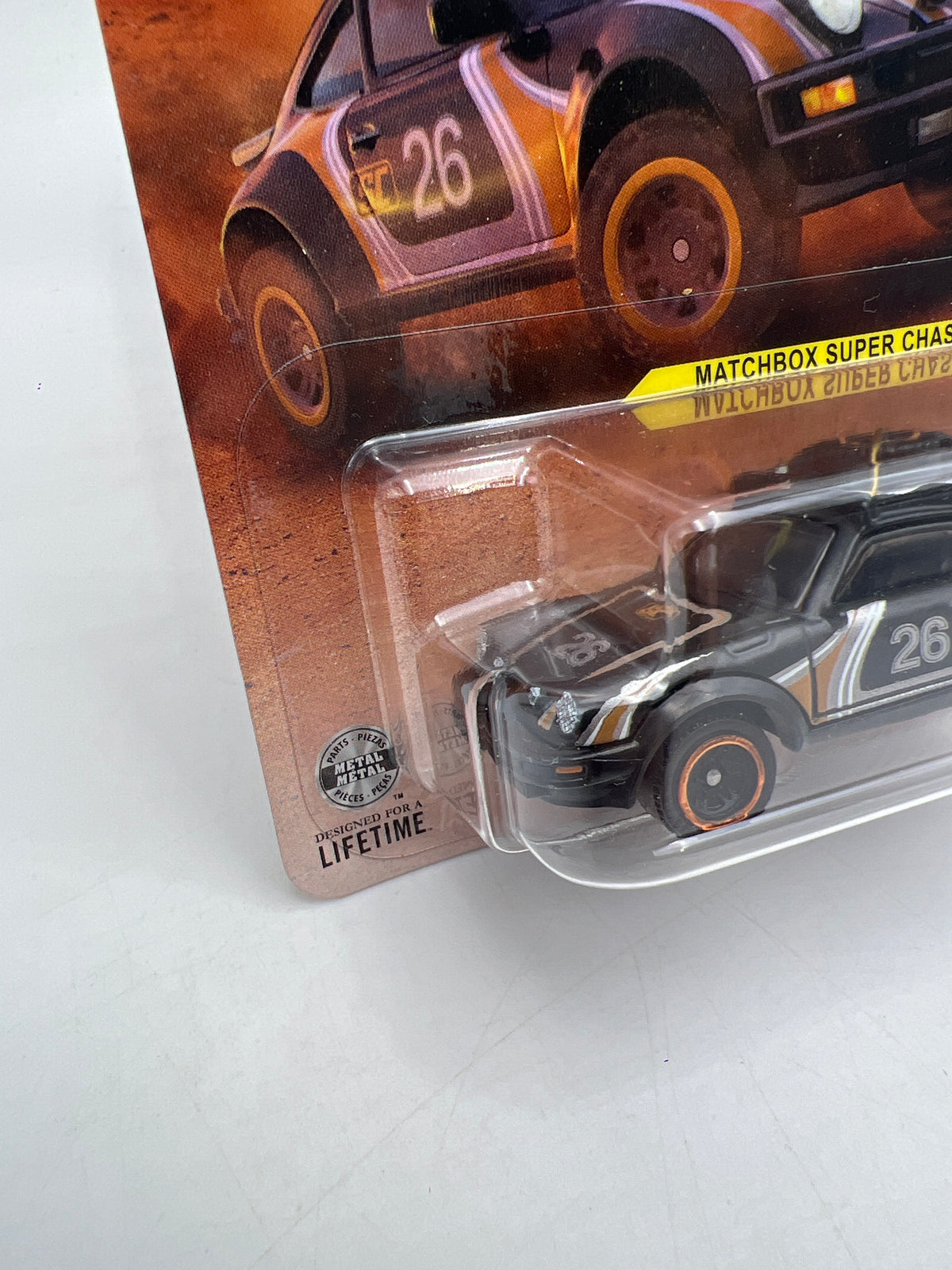 2026 Matchbox SUPER CHASE #1 1985 Porsche 911 Rally Black W/Protector