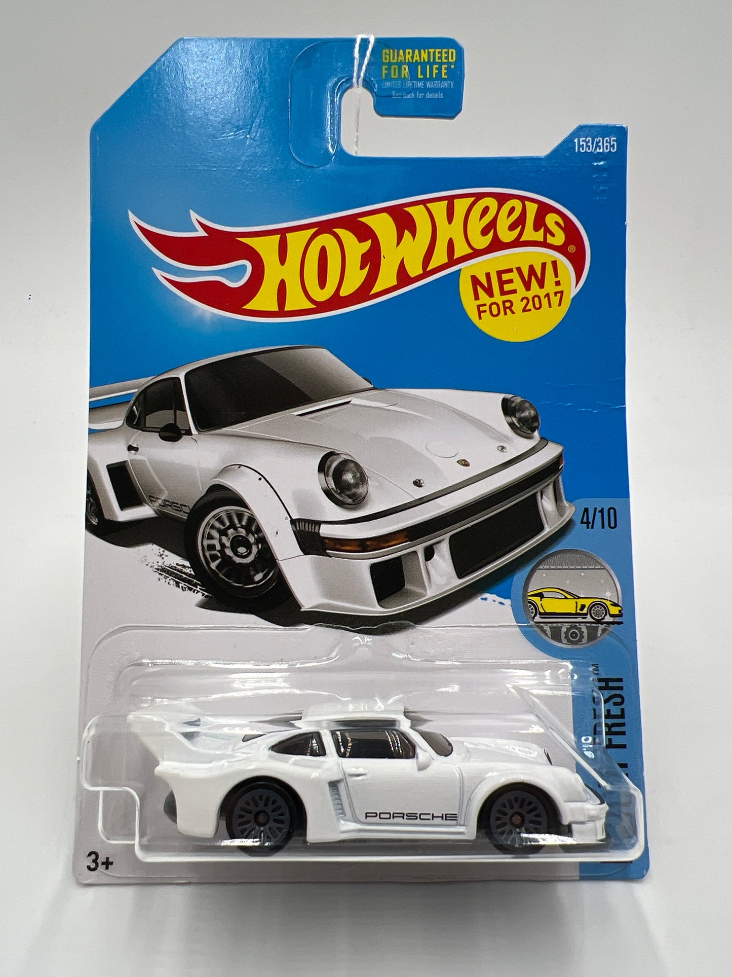 2017 Hot Wheels Factory Fresh #153 Porsche 934.5 White Card Not Perfect 100C