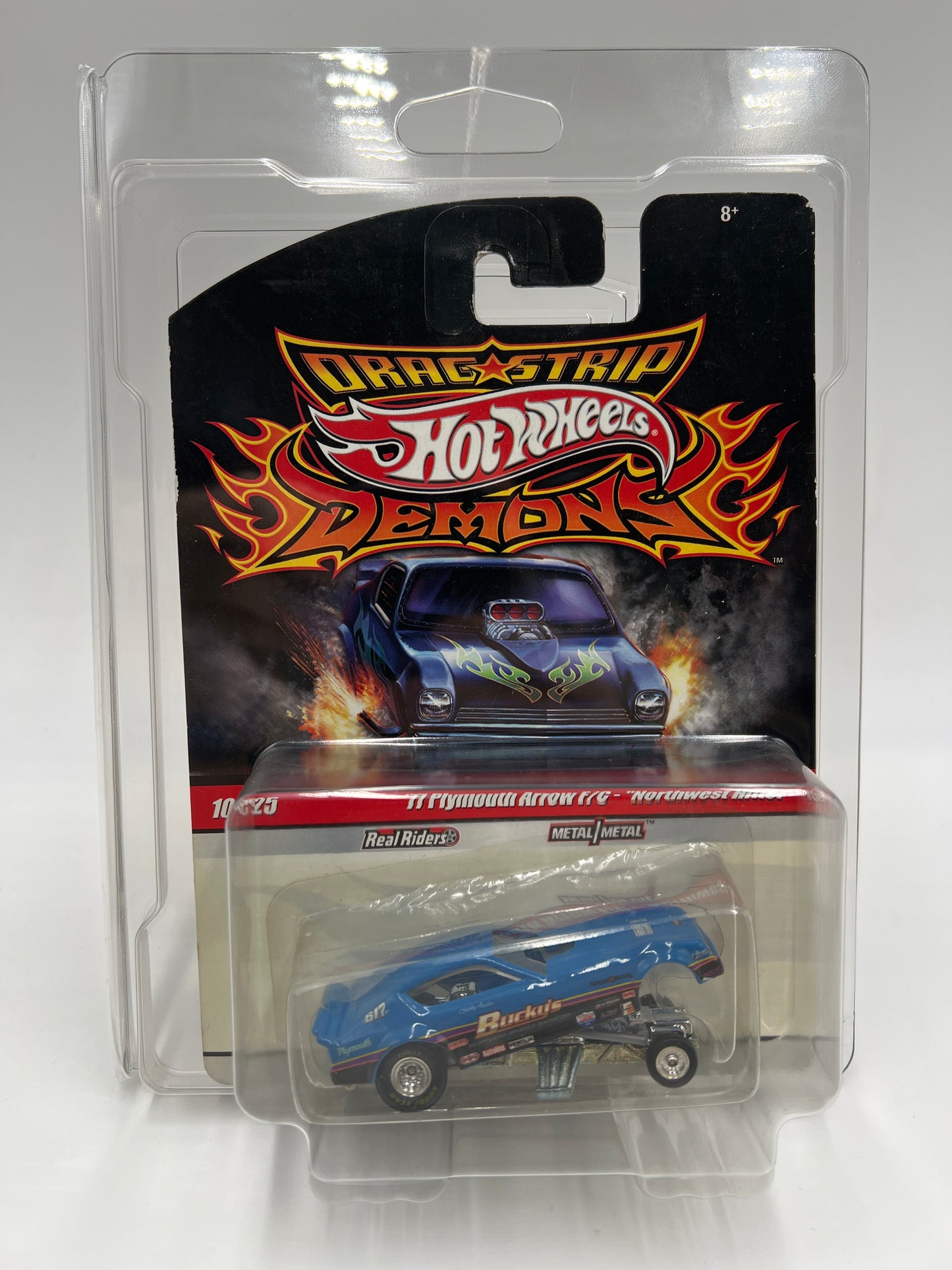 Hot Wheels Drag Strip Demons #10 77 Plymouth Arrow F/C Northwest Hitter W/Protector