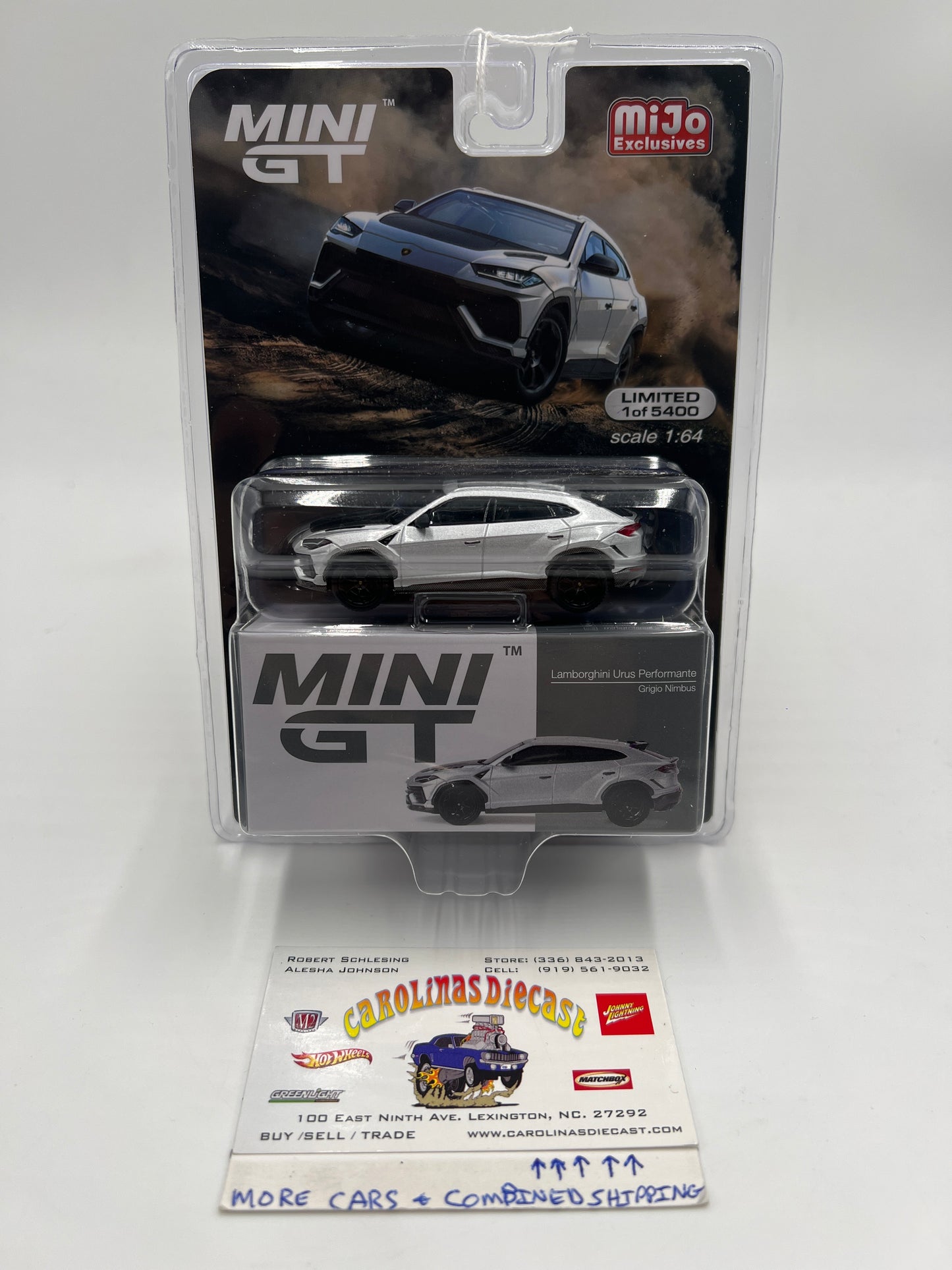 Mini GT Mijo Exclusives #747 Lamborghini Urus Performante Silver