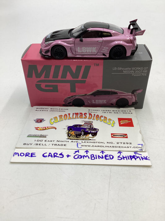 Mini GT #418 LB-Silhouette Works GT Nissan 35GT -RR LBWK Passion Pink